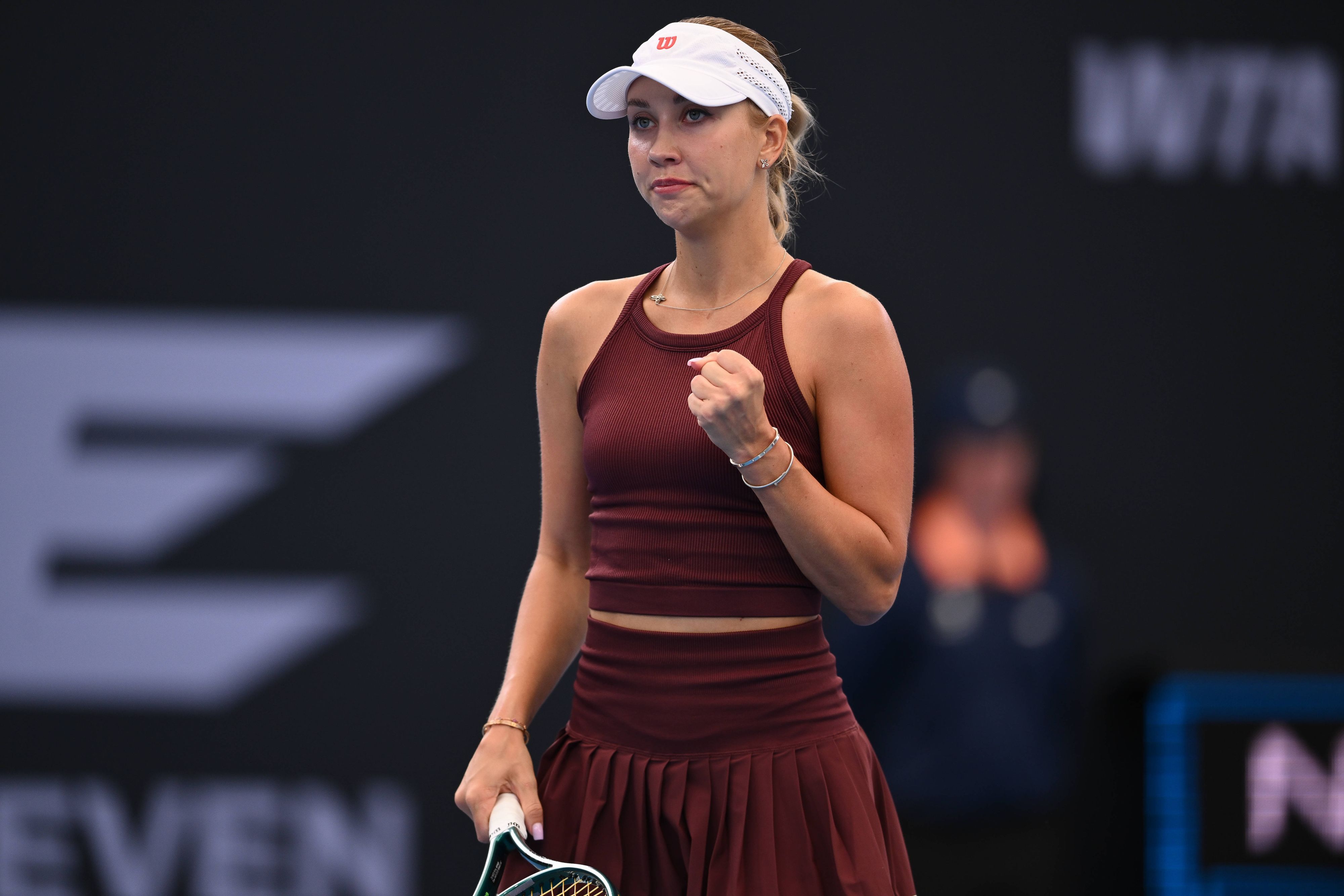 Anastasia Potapova gewinnt.