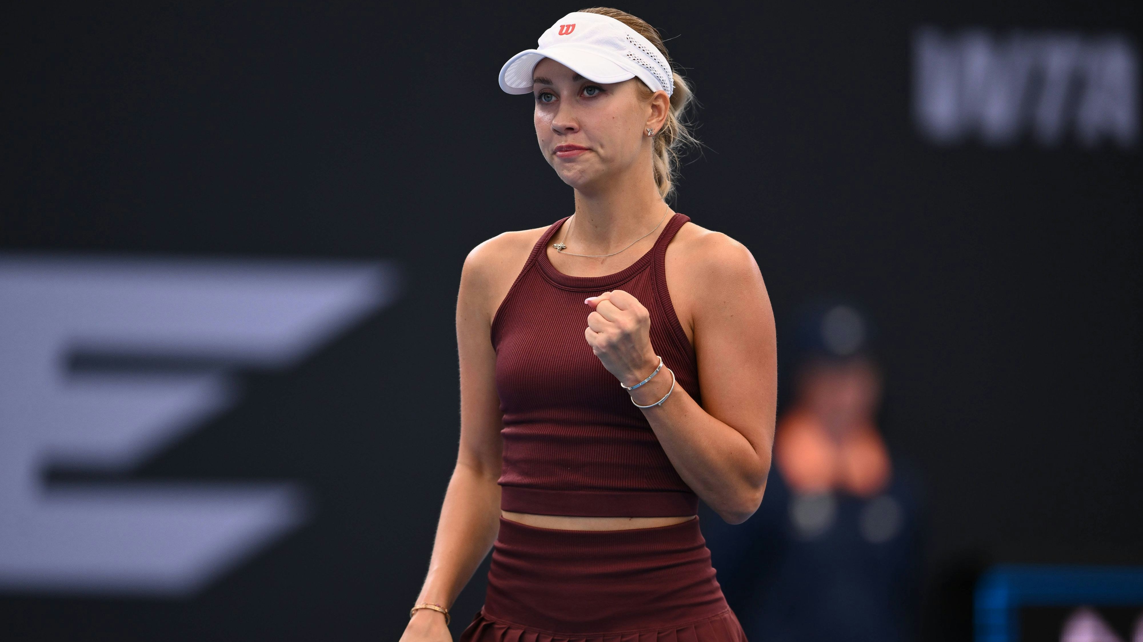 TENNIS BRISBANE INTERNATIONAL, Anastasia Potapova of Austria in action during day 1 of the Brisbane International tennis tournament at Pat Rafter Arena in Brisbane, Sunday, January 4, 2026.  NO ARCHIVING, EDITORIAL USE ONLY BRISBANE QUEENSLAND AUSTRALIA PUBLICATIONxNOTxINxAUSxNZLxPNGxFIJxVANxSOLxTGA Copyright: xZAINxMOHAMMEDx 20260104179283274505