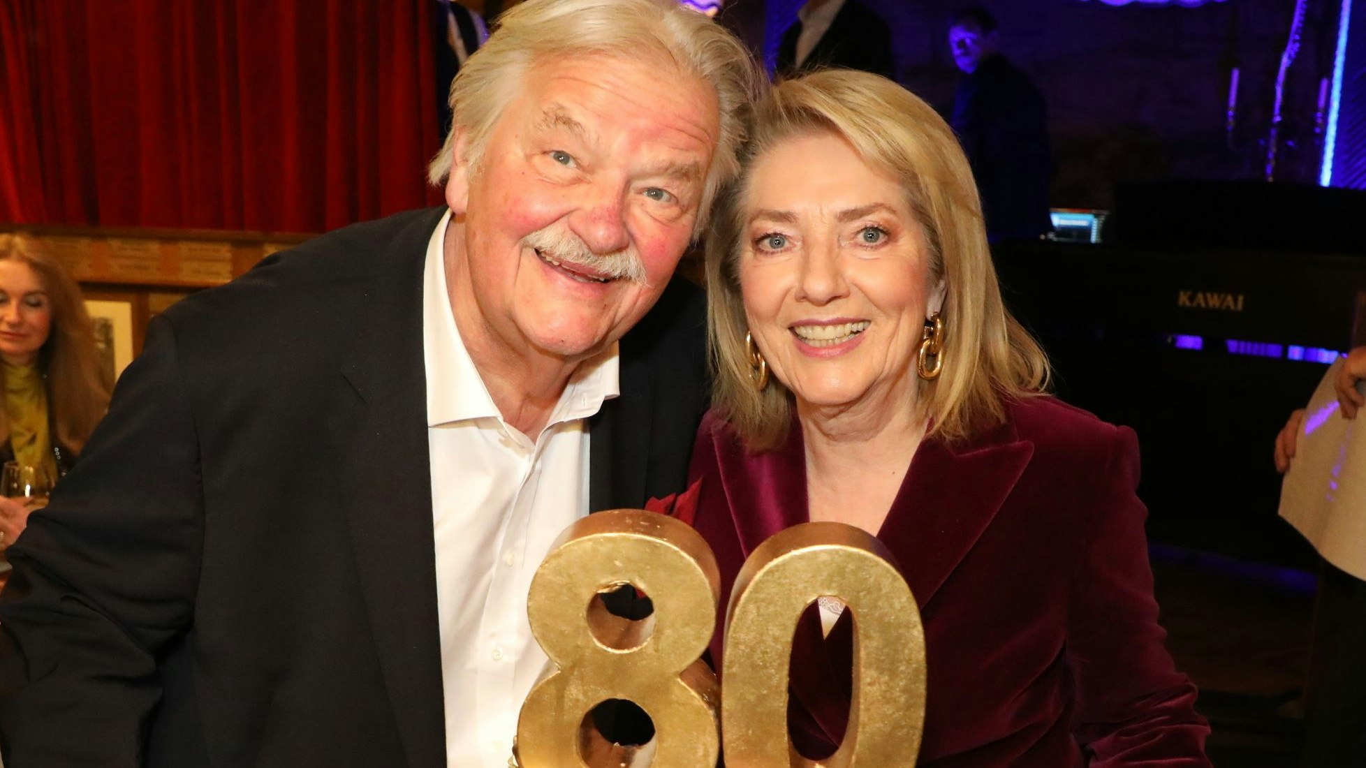 Geburtstagskind Gerhard Ernst mit Frau Ulrike Kirchtag