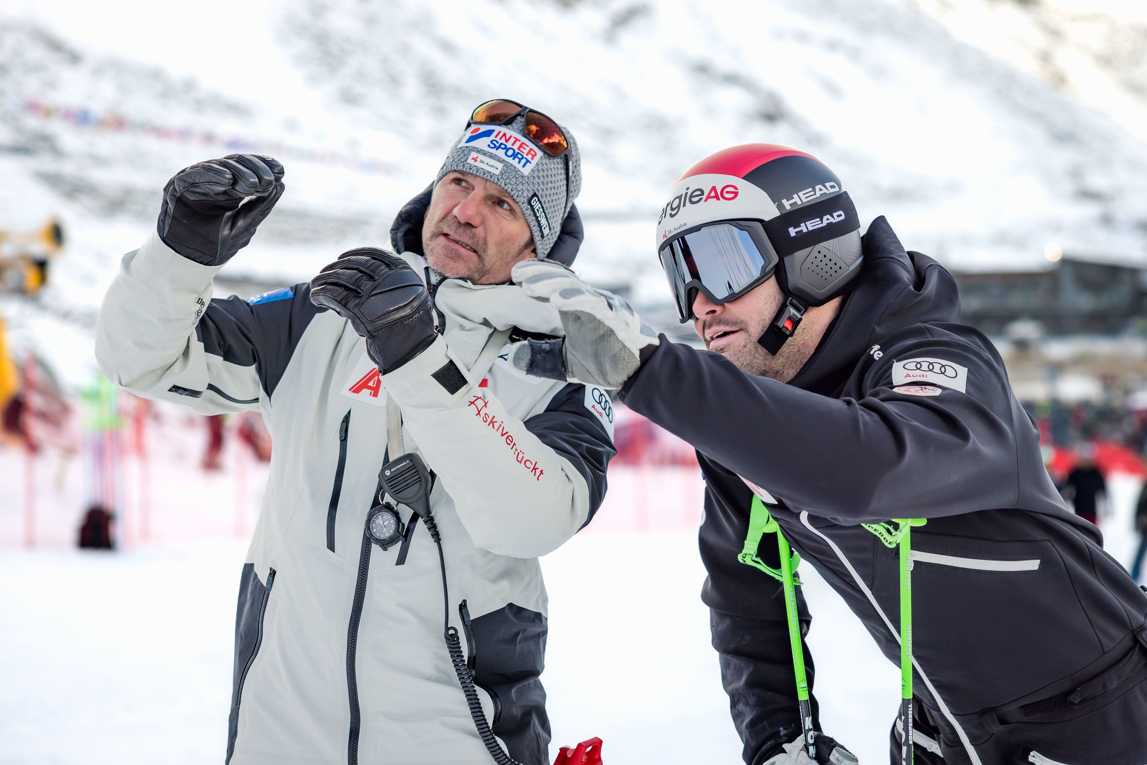 Marko Pfeifer und Vincent Kriechmayr.