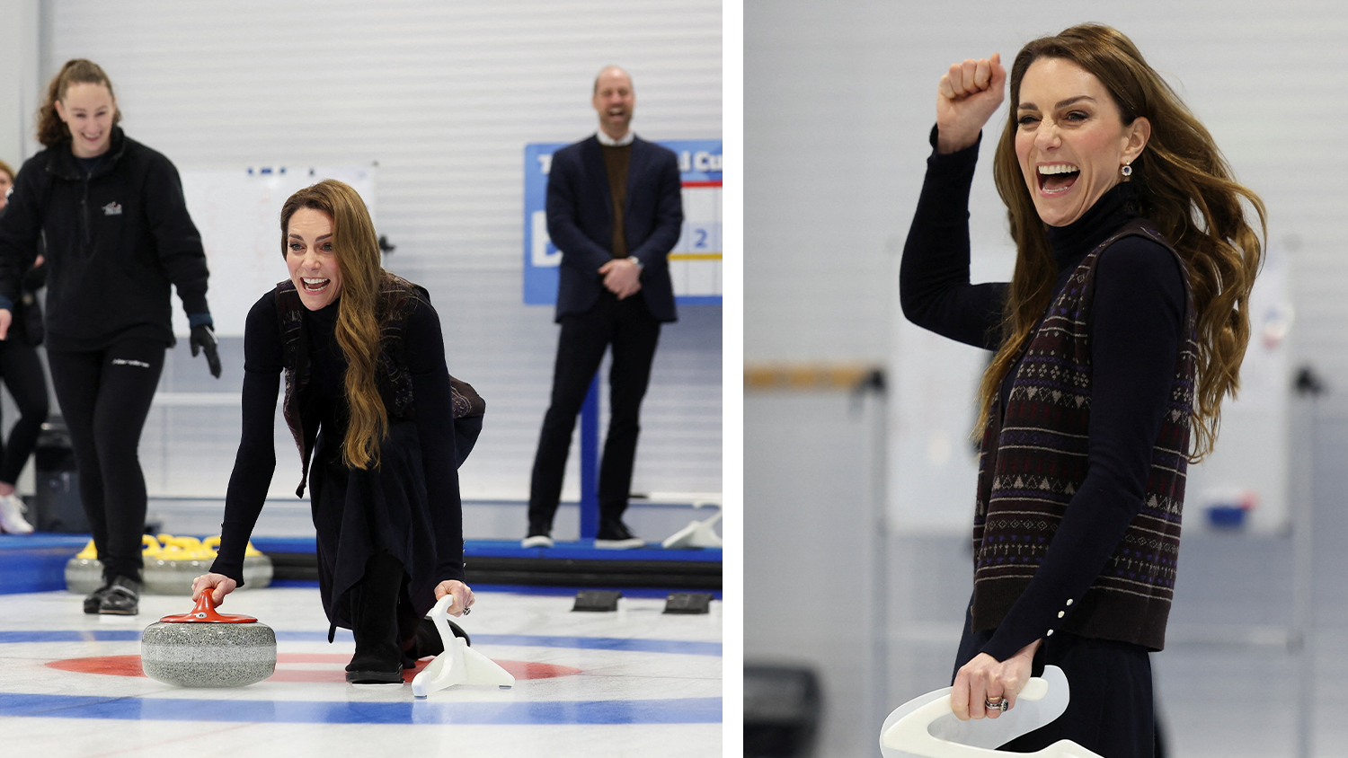 Prinzessin Kate stiehlt beim Curling allen die Show.
