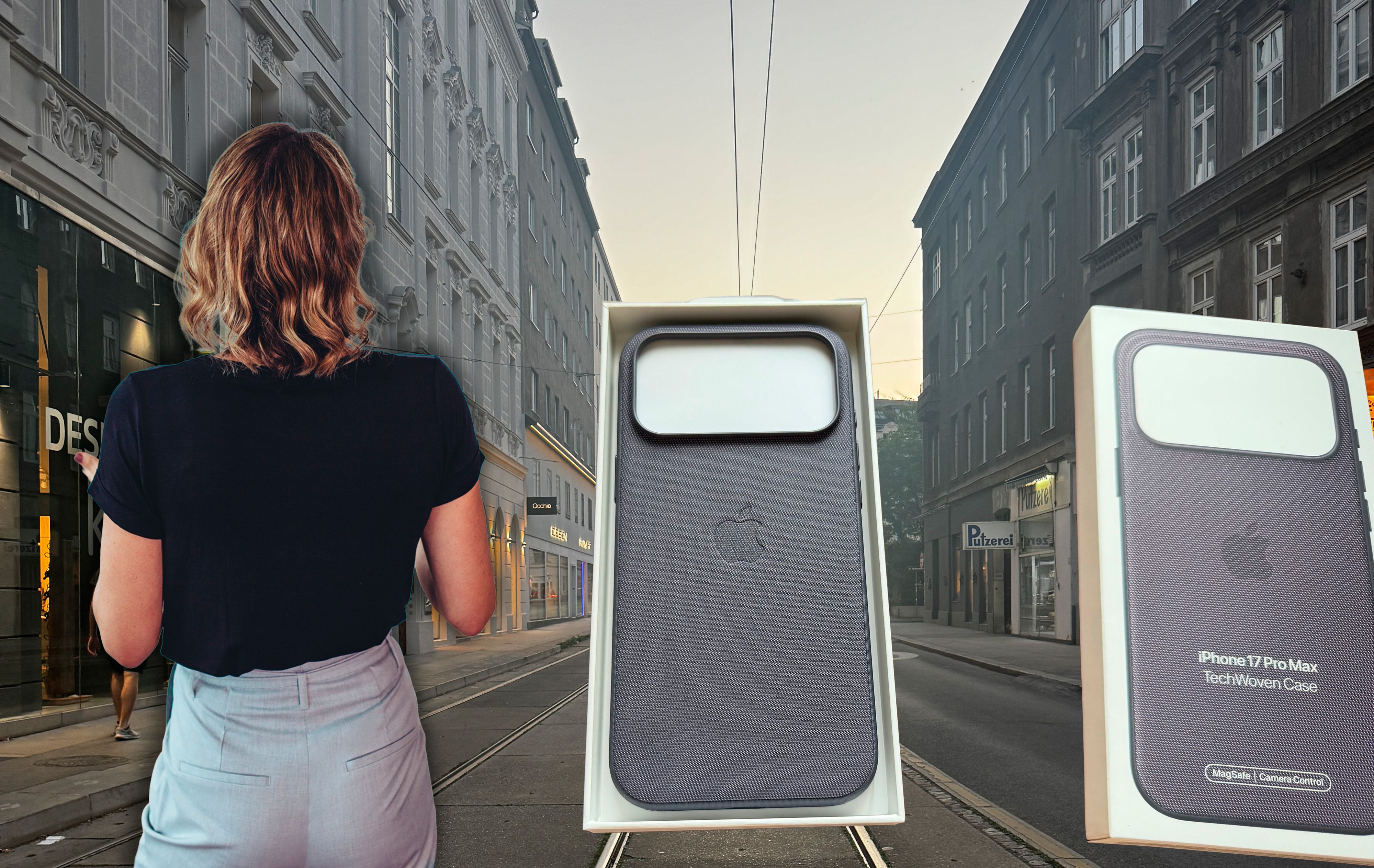 Die Studentin aus dem neunten Bezirk hat sich das iPhone 17 Pro Max bestellt.