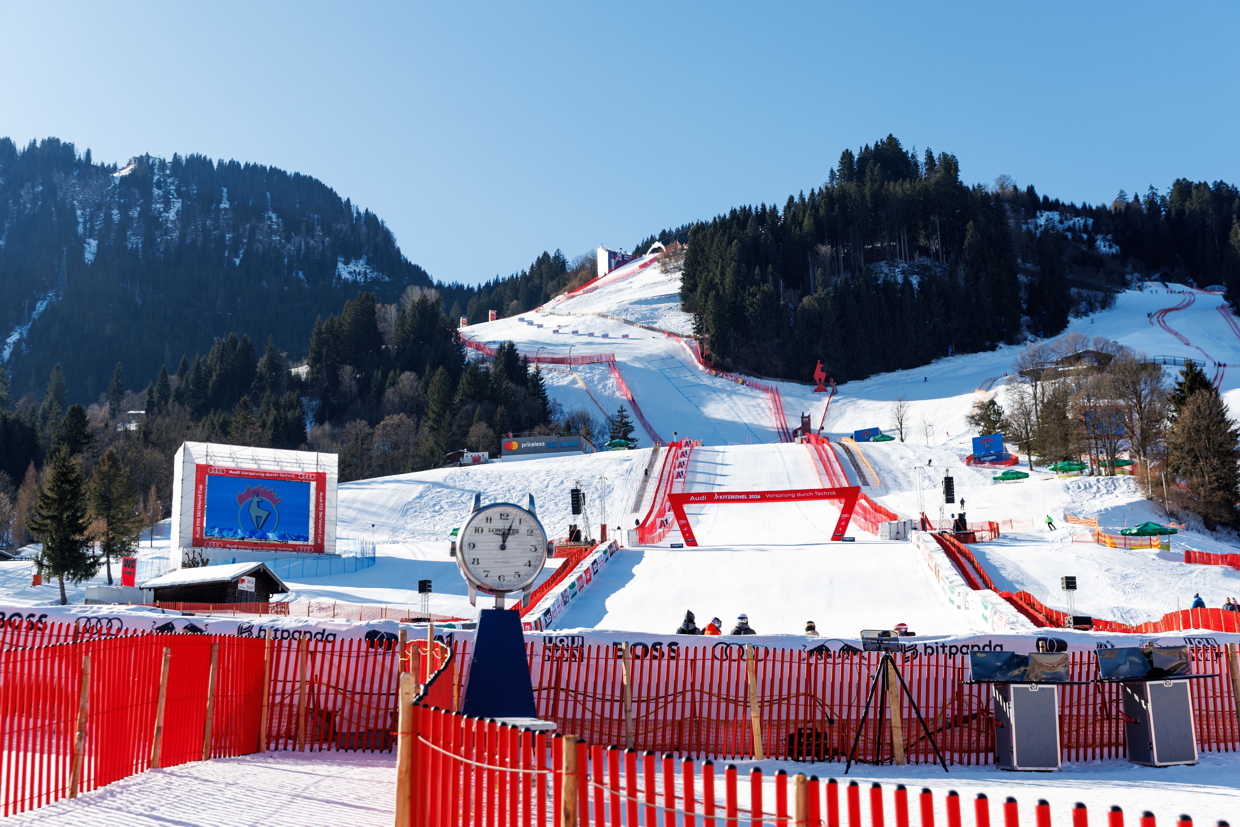 Muss der Super-G in Kitzbühel noch einmal geändert werden? 