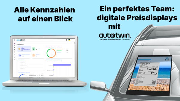 Der Preis ist heiß: Visi One veröffentlicht neue Softwareplattform autotwin.