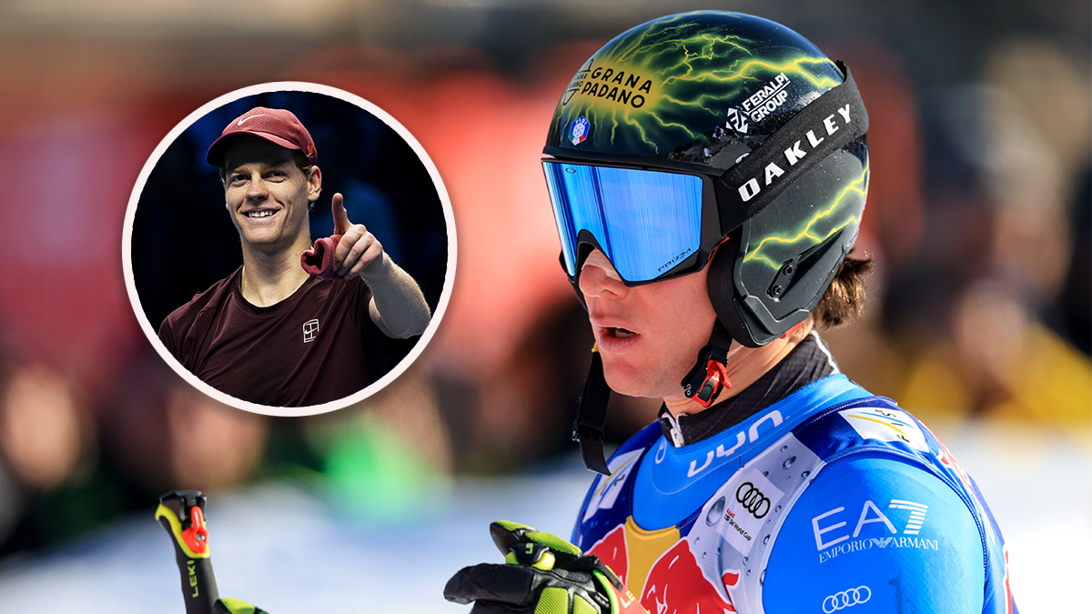 Bei einem Nachwuchs-Skirennen hatte Giovanni Franzoni keine Chance gegen Jannik Sinner. 