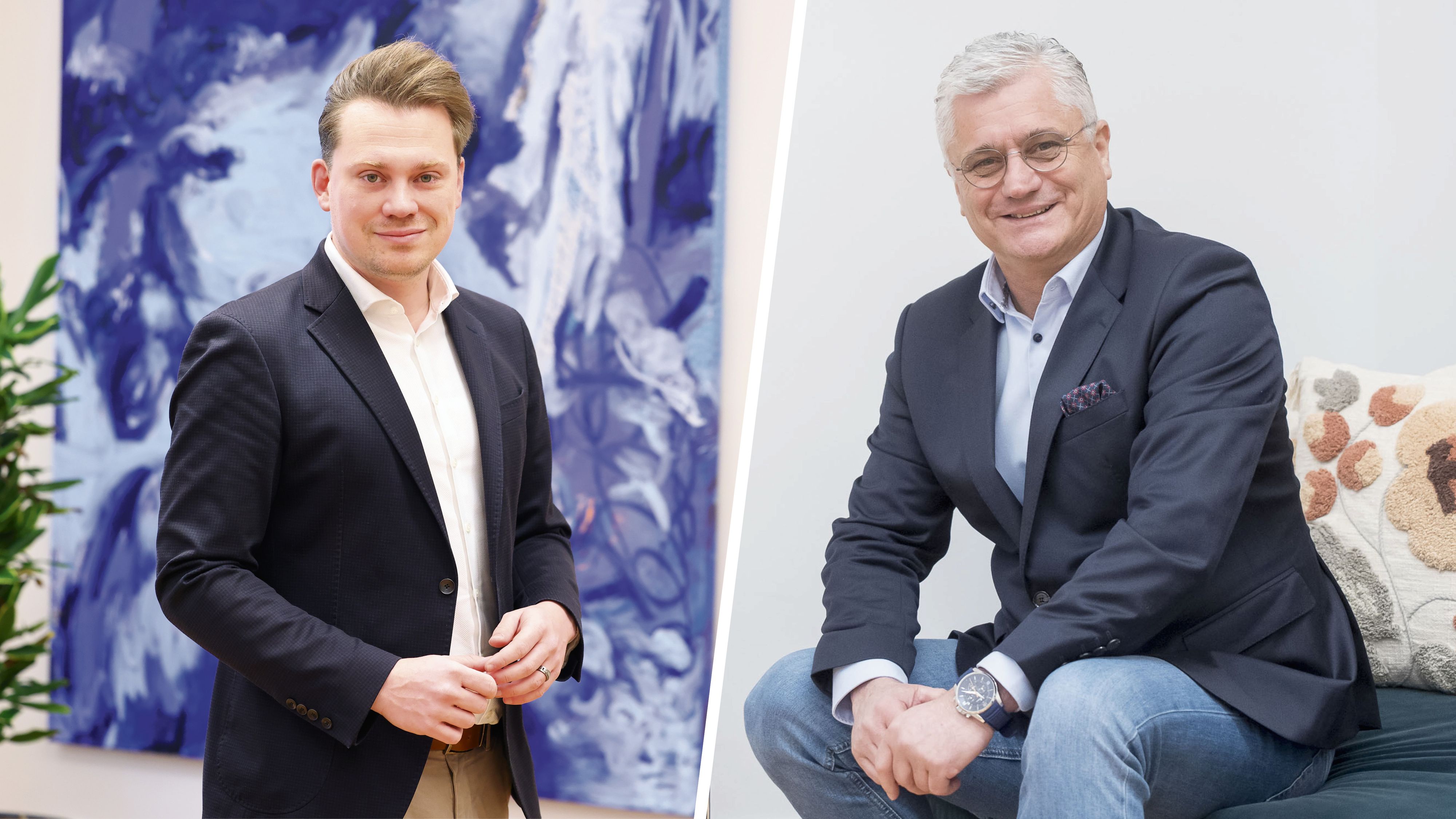 Herausforderer: Florian Krumböck (ÖVP, l.) und Martin Antauer (FPÖ, r.)