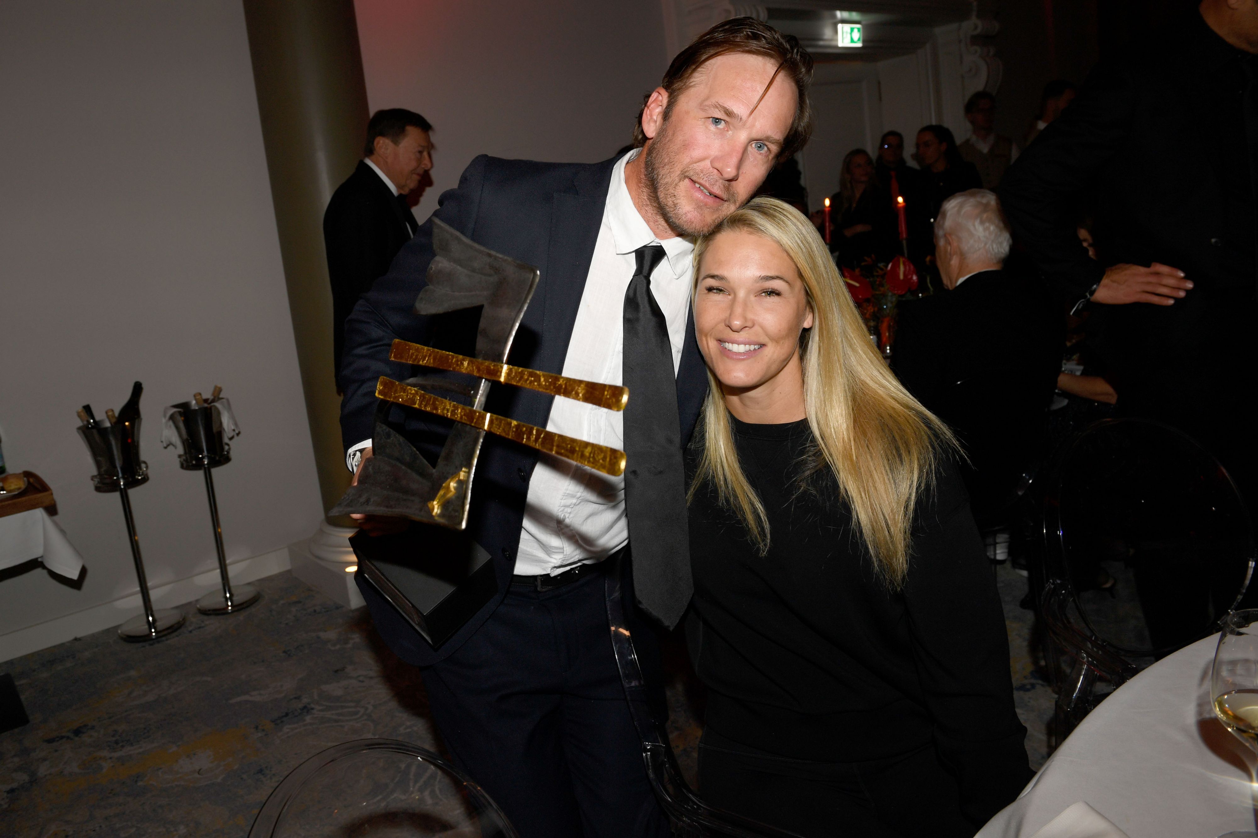 Bode Miller (INSPIRATION AWARD) und Frau Morgan