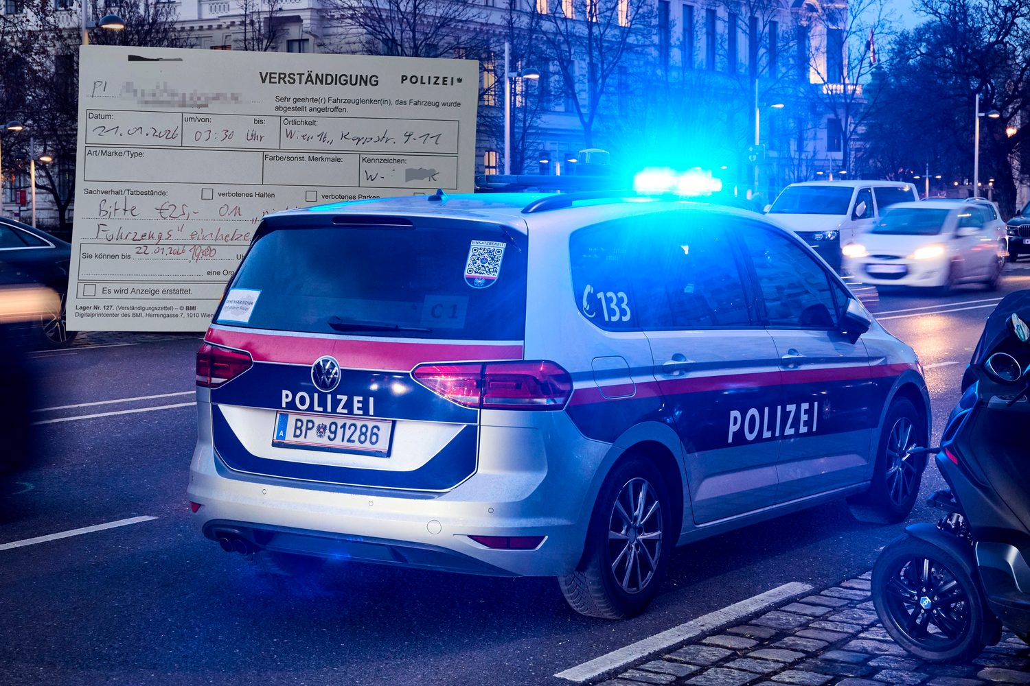 Der 34-Jährige kassierte eine Strafe und musste 25 Euro zahlen.