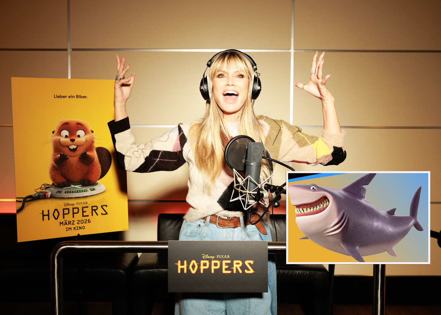 Heidi Klum leiht einem Hai im neuen Disney-Film 