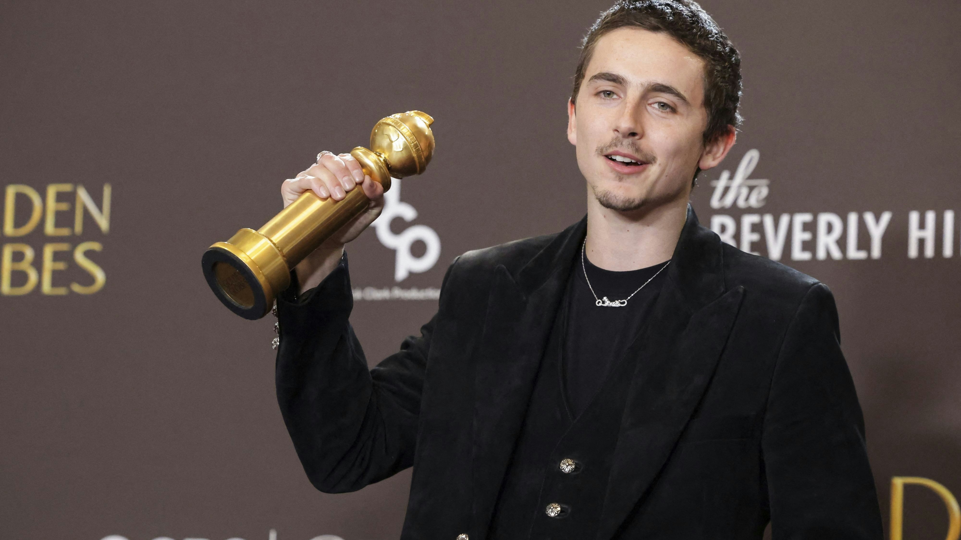 Timothée Chalamet ist als "Bester Hauptdarsteller" für "Marty Supreme" im Rennen.
