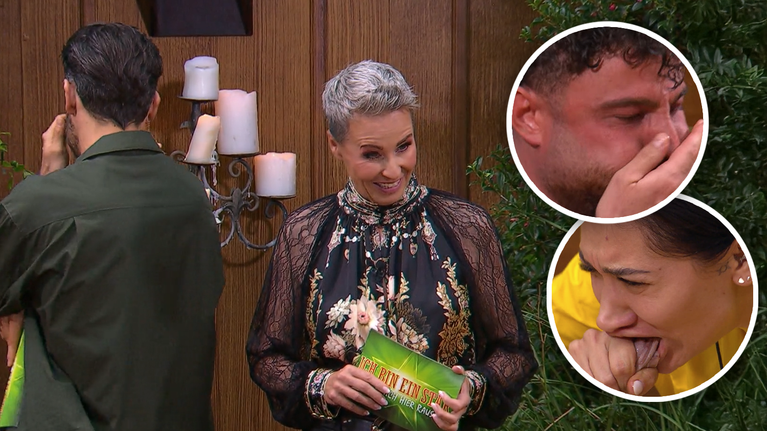 Erste Prüfung zeigt Stars beim Ekelessen.