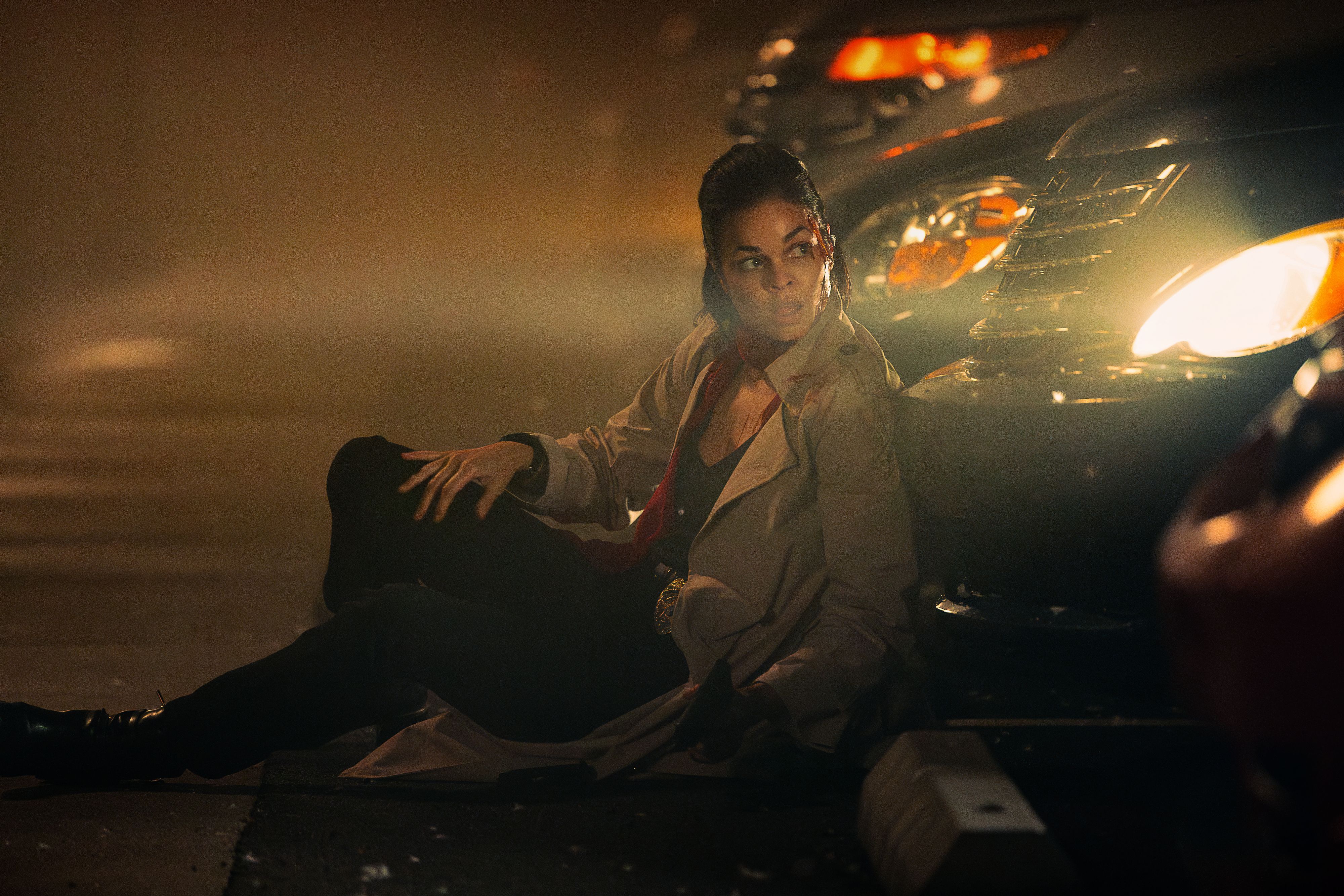 Anders als in den Achtziger-Actionern: Frauen sind nicht nur Opfer oder Objekt der Begierde, sondern dürfen auch selbst austeilen – wie Lina Esco als Captain Jackie Velez