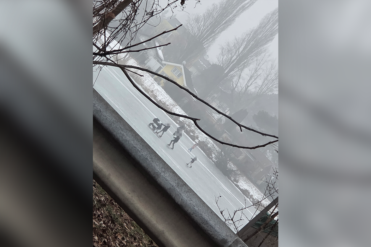 Am Freitag wagten sich Wiener trotz Verbot auf die dünne Eisoberfläche