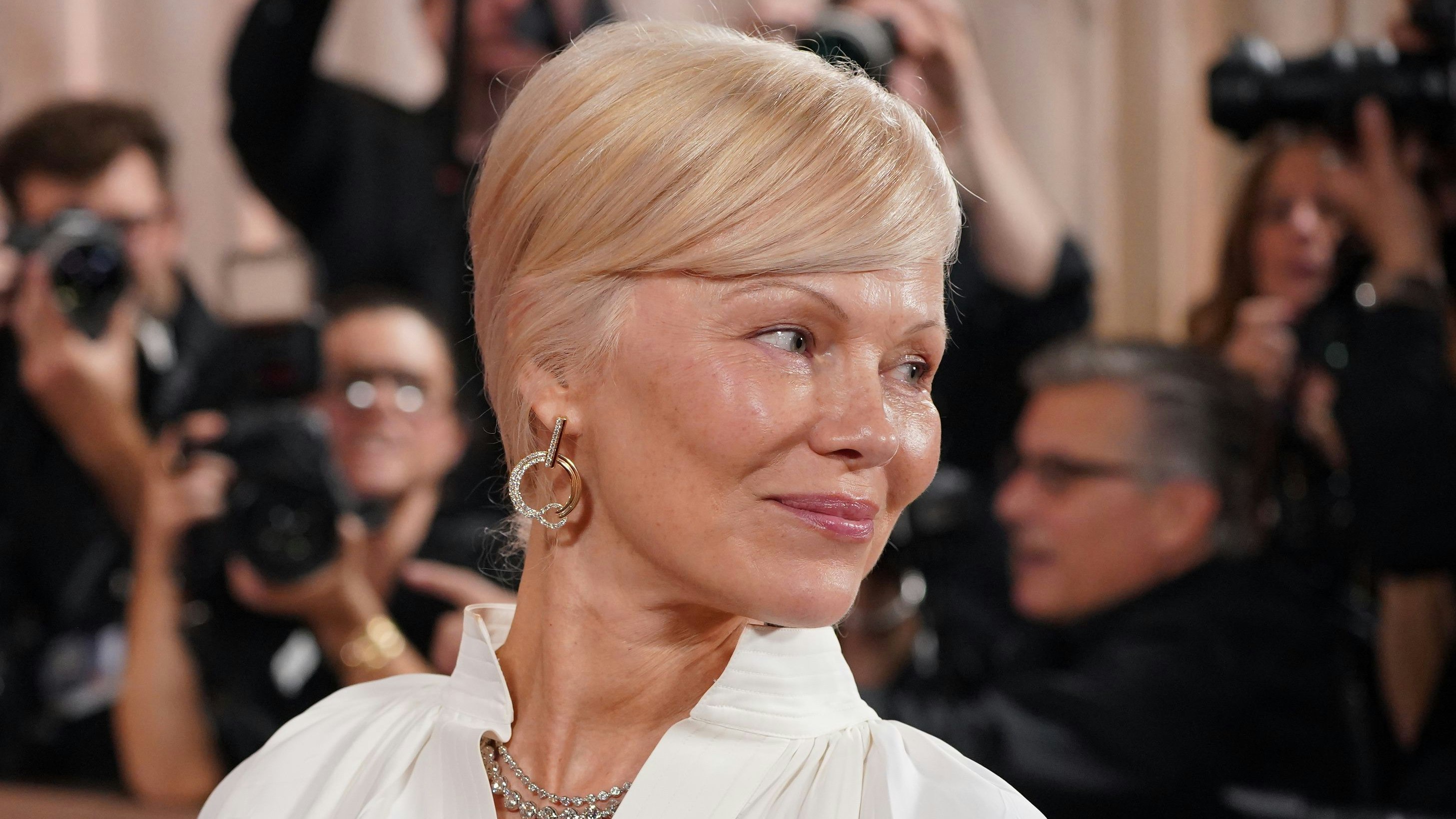 Pamela Anderson bei den Golden Globes 