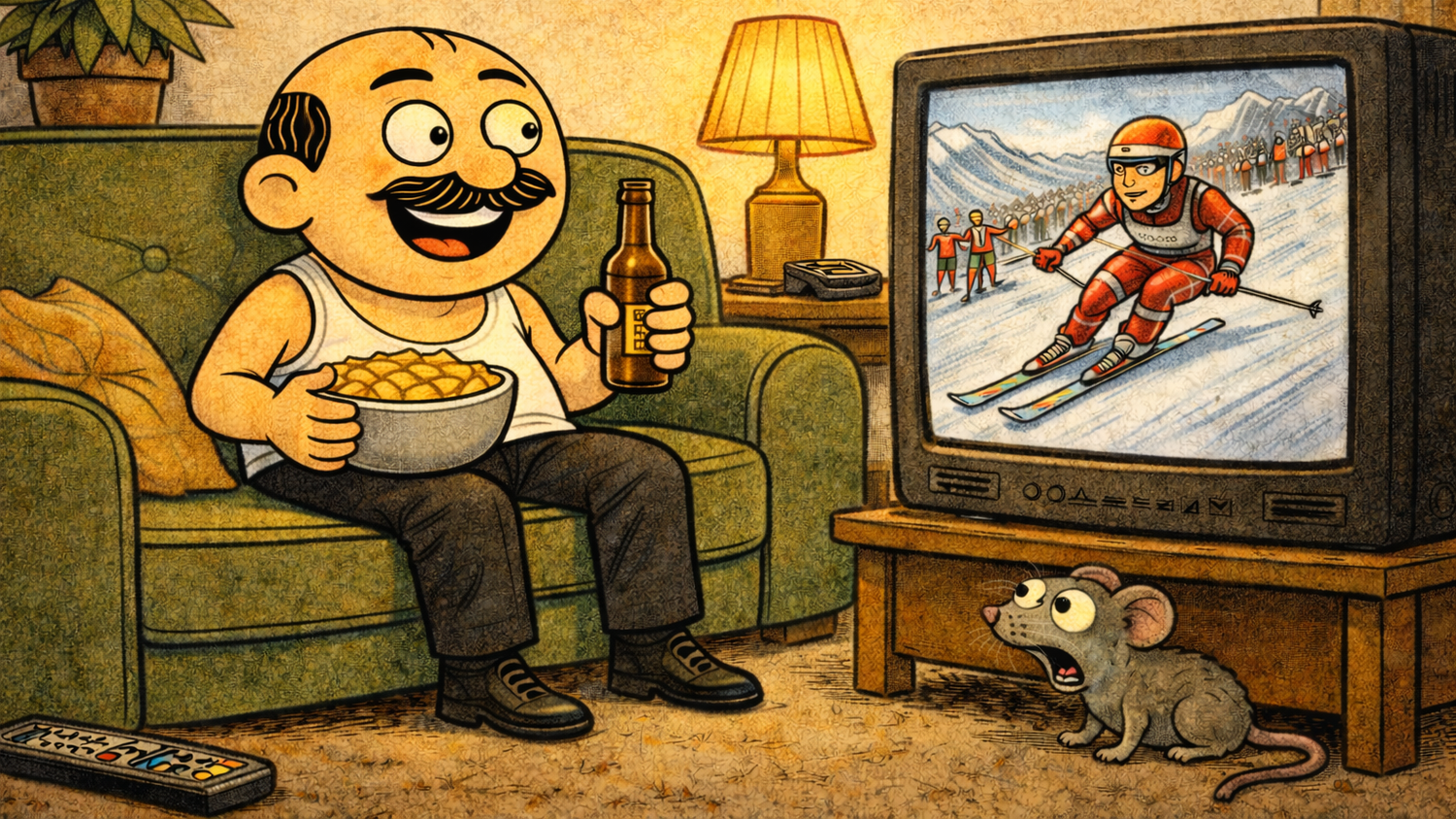 Hahnenkamm-Rennen: Herlicek ist begeistert, doch seine Hausmaus hat Angst. Wovor?