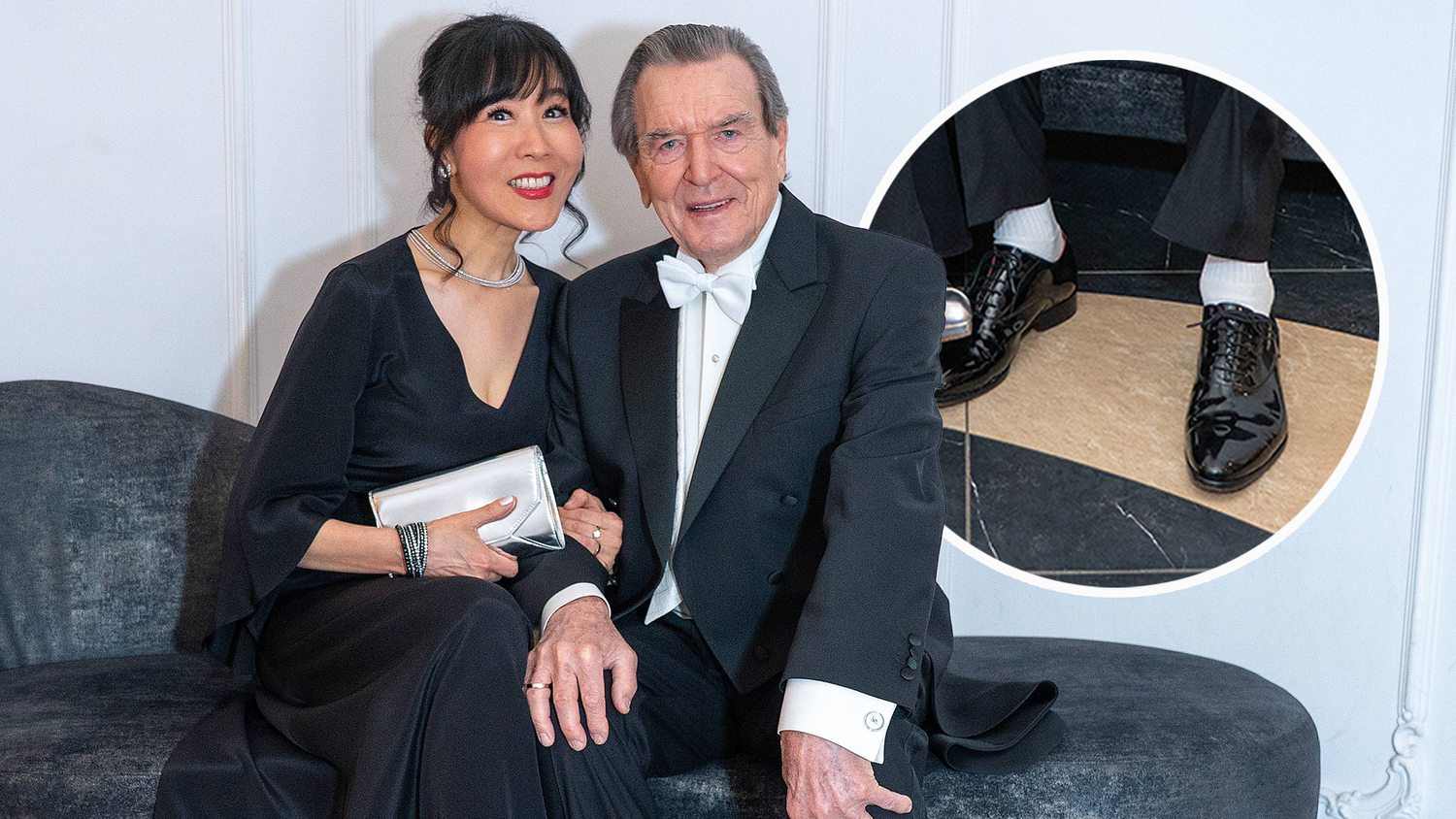 Beim Philharmonikerball passierte Deutschlands Altkanzler Schröder ein kleiner Fauxpas.