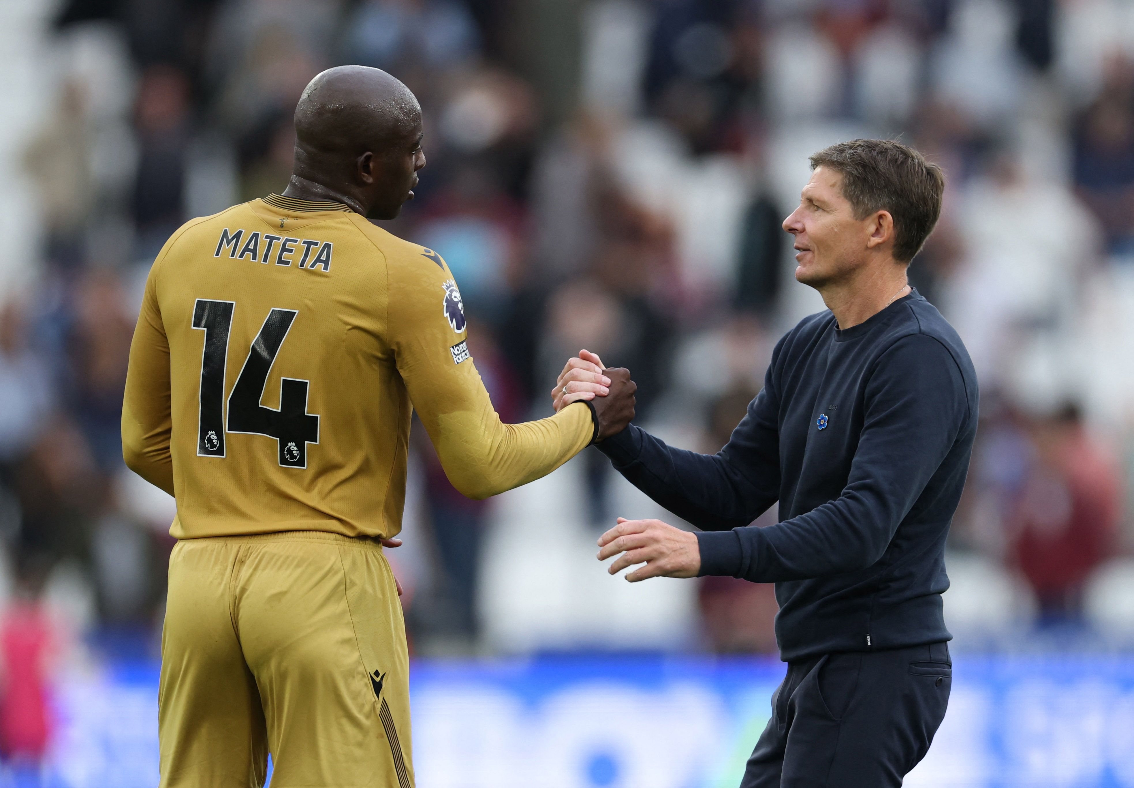 Oliver Glasner konnte sich bislang auf seinen Stürmer Jean-Philippe Mateta verlassen. 