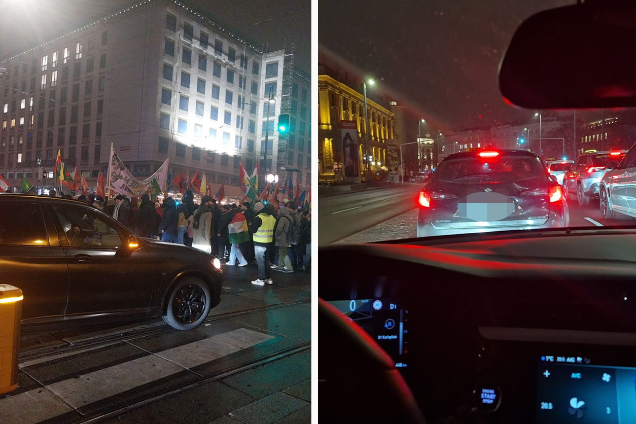 Für Chaos und Ärger sorgte eine Demo am Freitagabend