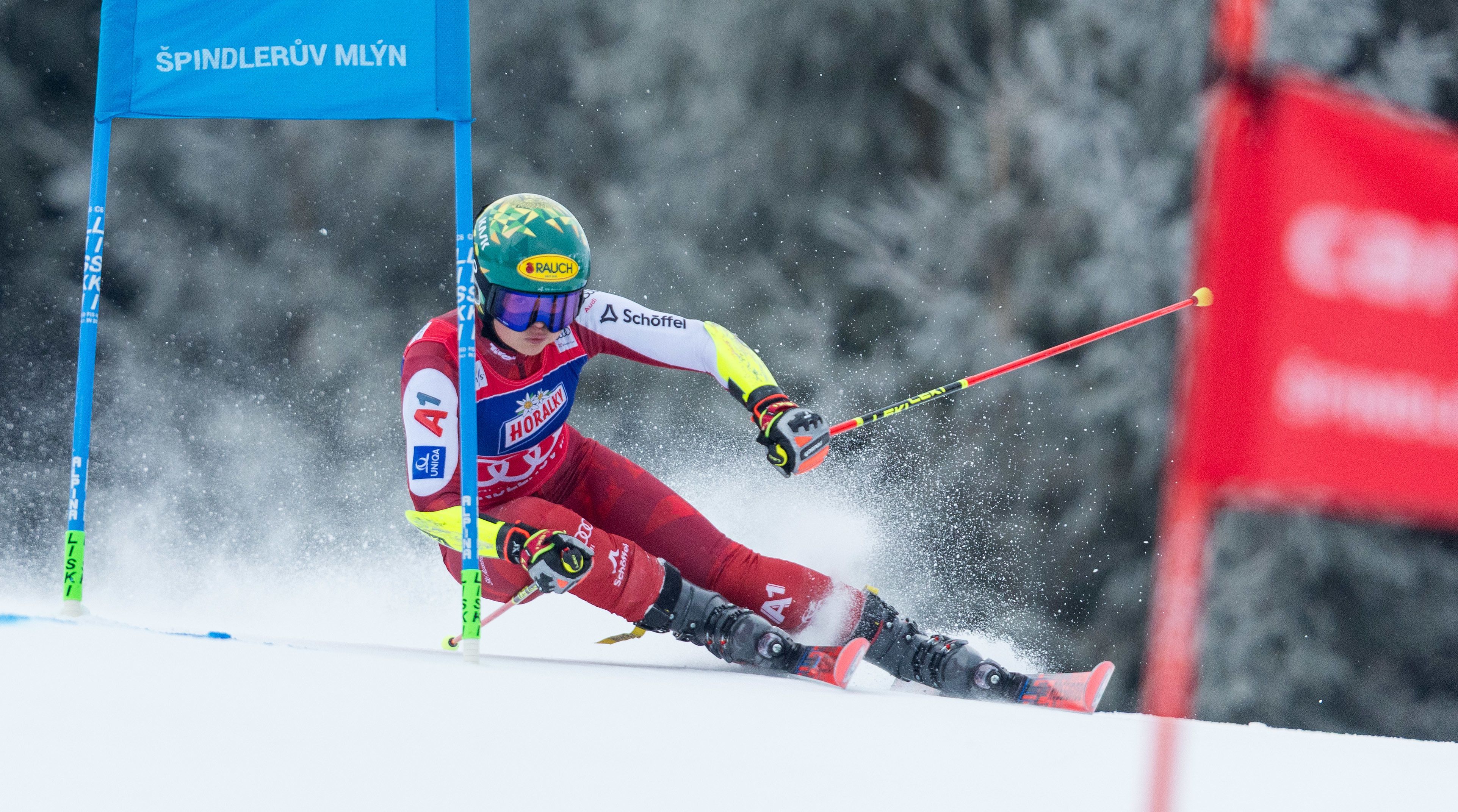 Österreichs Top-Riesentorläuferin Julia Scheib. 