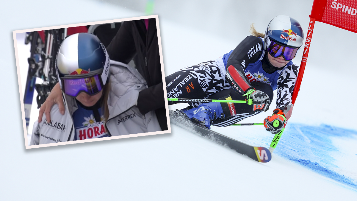 Heute.at - Ski-Ass weint nach ihrem Lauf bittere Tränen im Ziel