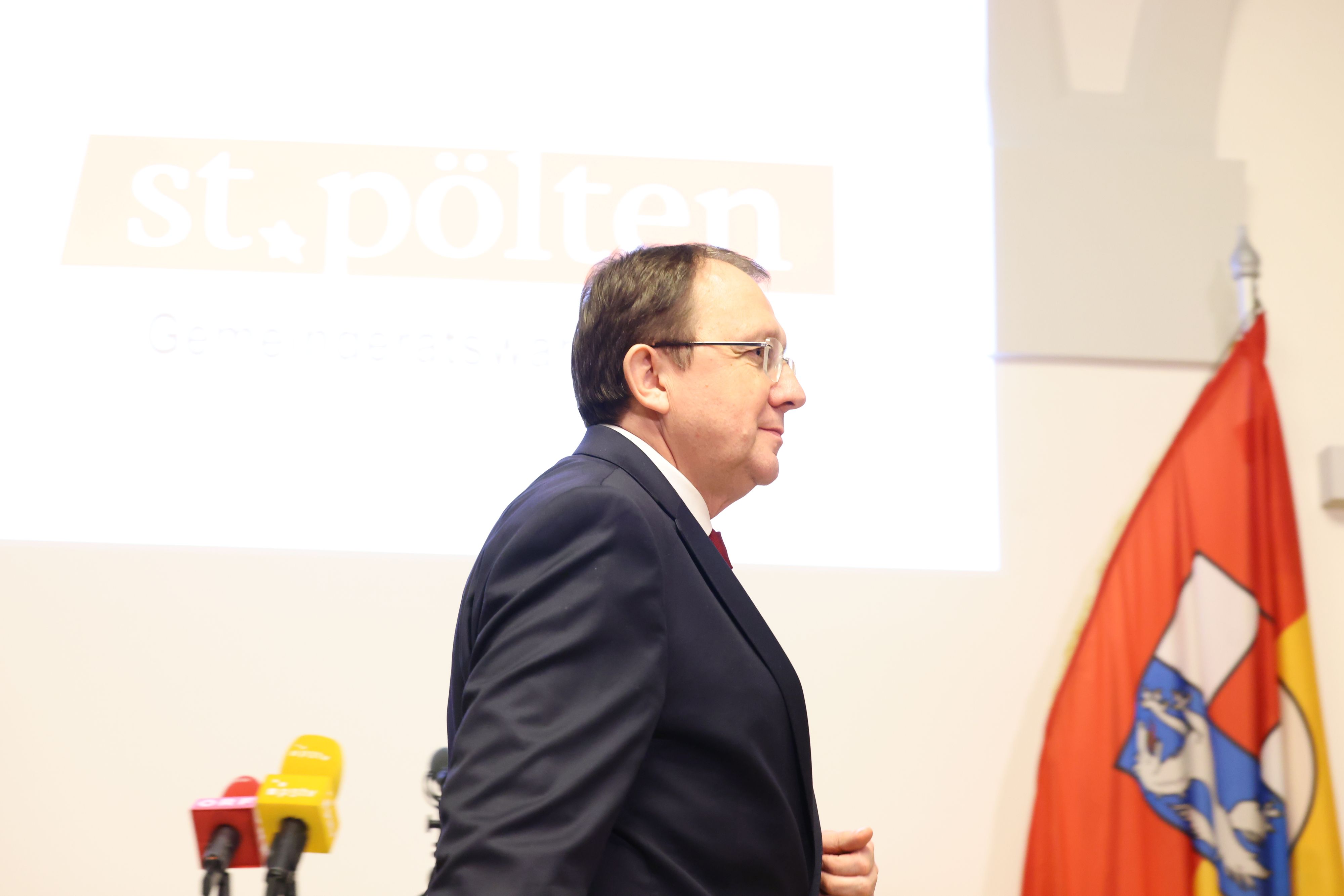 Bilder vom Wahlabend in St. Pölten