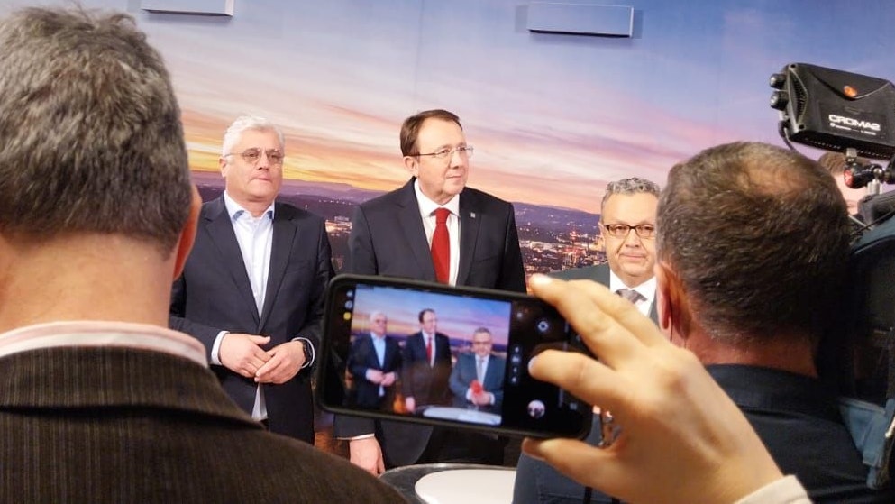 SPÖ-Bürgermeister Matthias Stadler (M.)