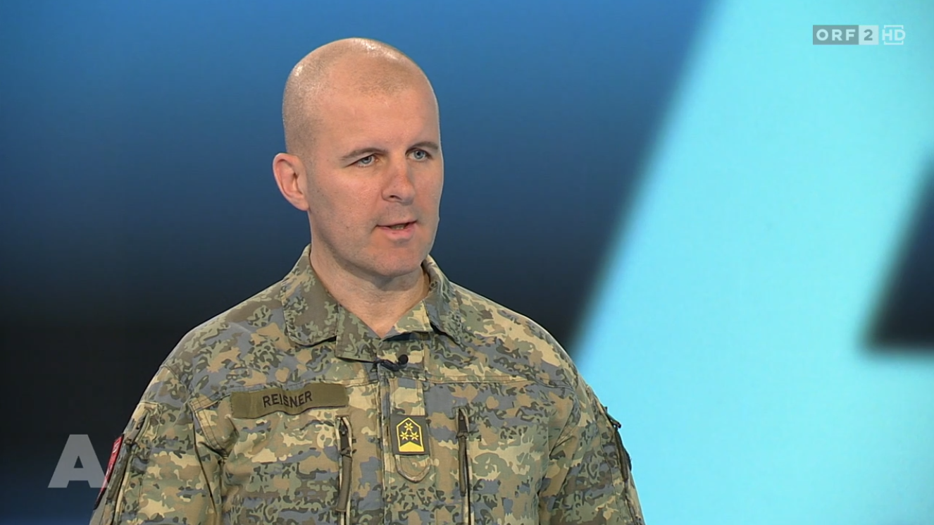 Oberst Markus Reisner zur Analyse im ORF am 26. Jänner 2026.