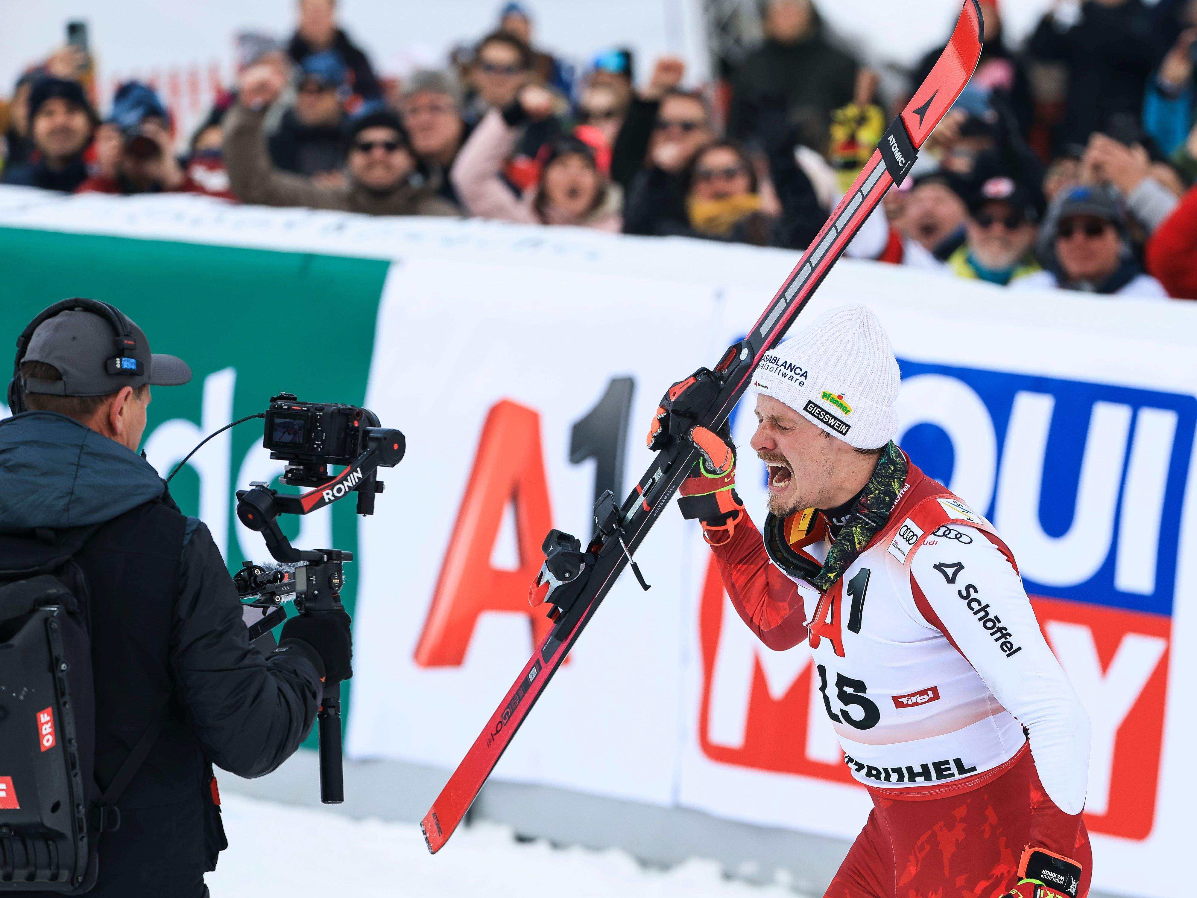 Feller jubelt in Kitzbühel:
