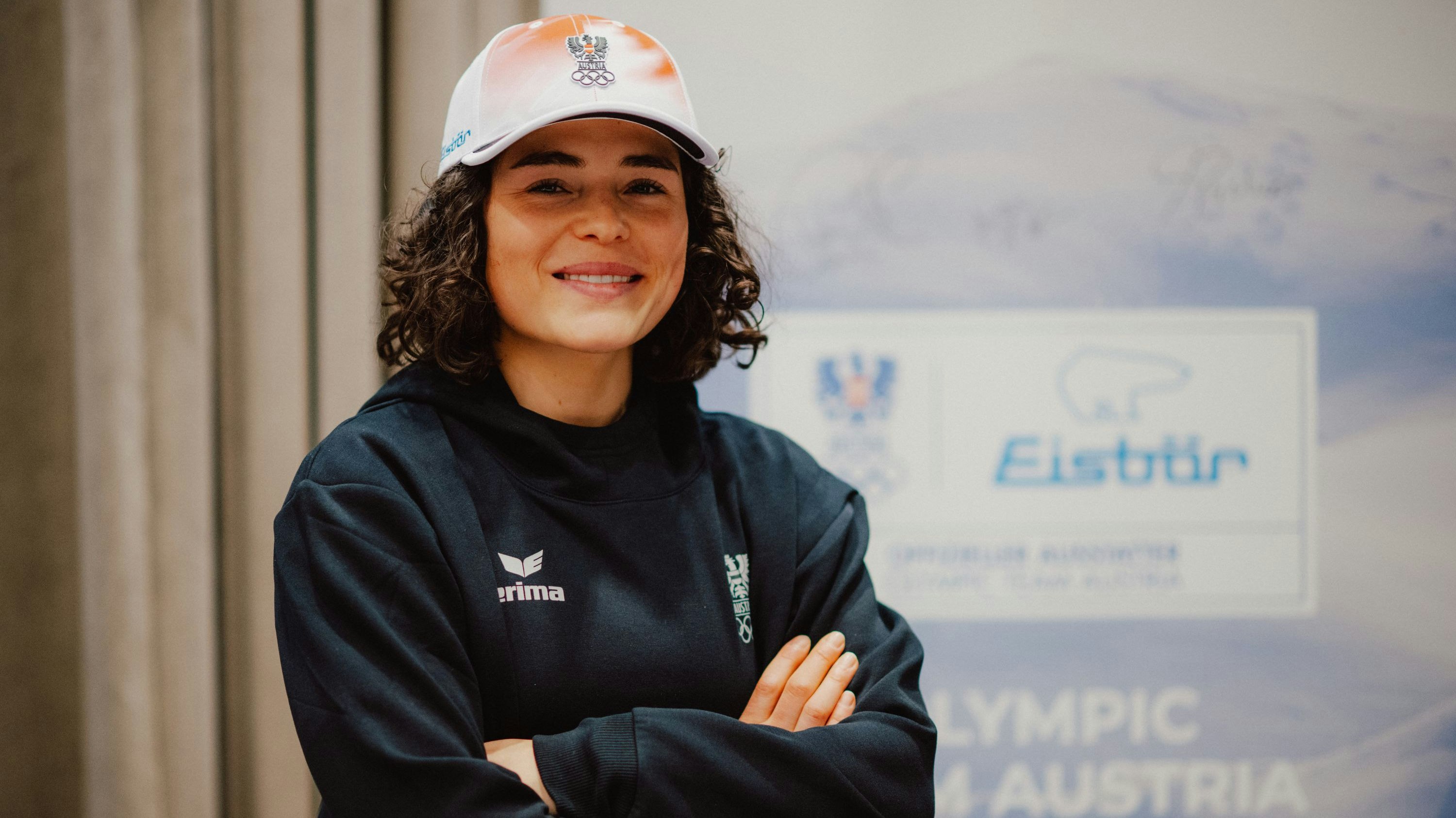 Scheib bei der Olympia-Einkleidung