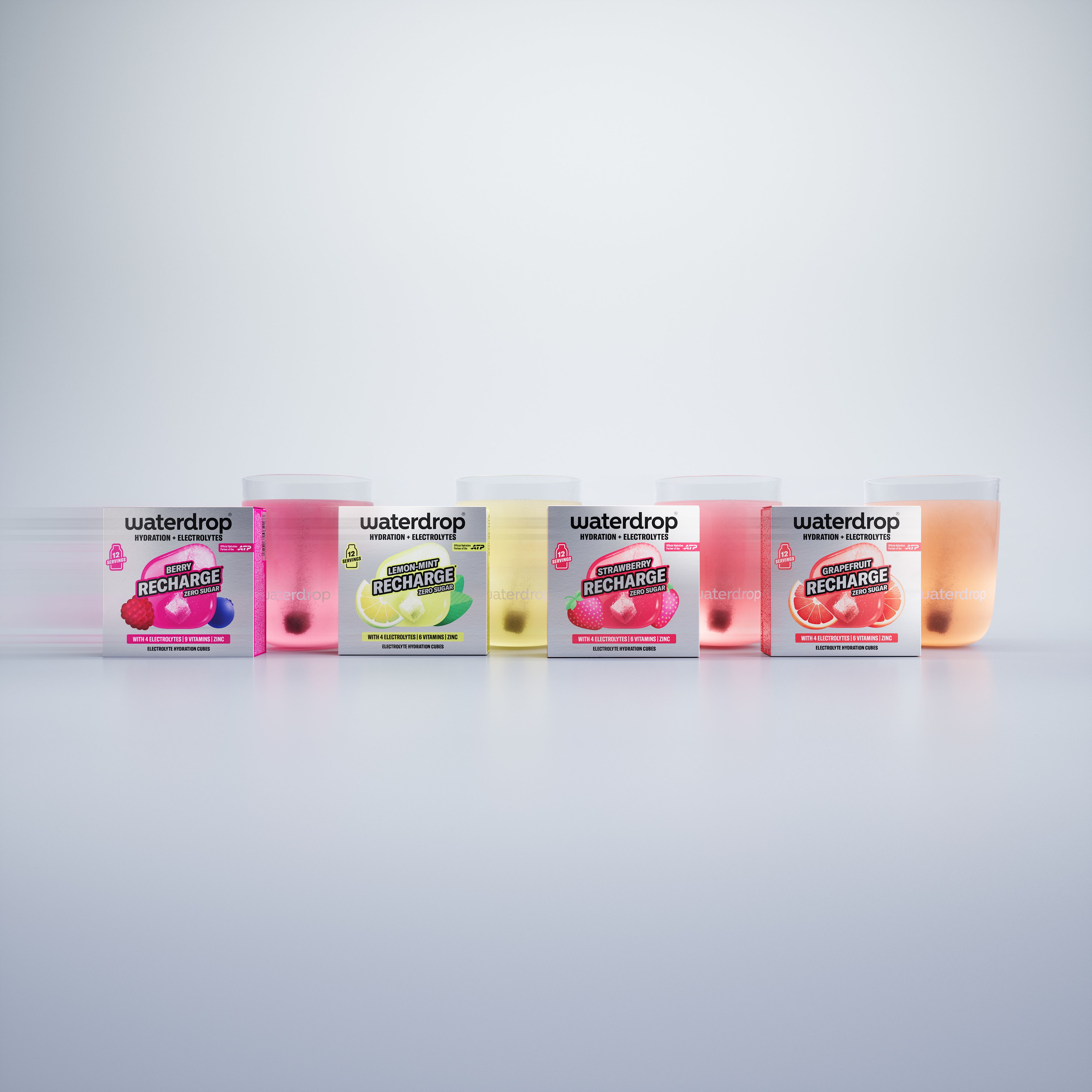 Mit Strawberry, Lemon-Mint und Grapefruit hat waterdrop nun drei neue Geschmacksrichtungen seiner Elektrolyt-Getränkewürfel auf den Markt gebracht.