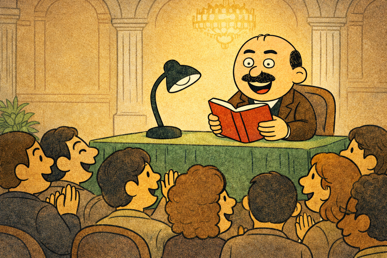 Comedy-Held Herlicek gibts jetzt auch live – bei einer humorvollen Lese-Reihe durch Wien.