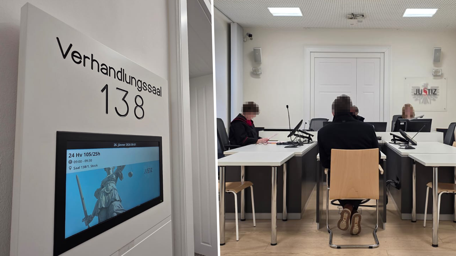 Der Angeklagte (42) musste ausgerechnet an seinem Geburtstag am Linzer Landesgericht vor den Richter.