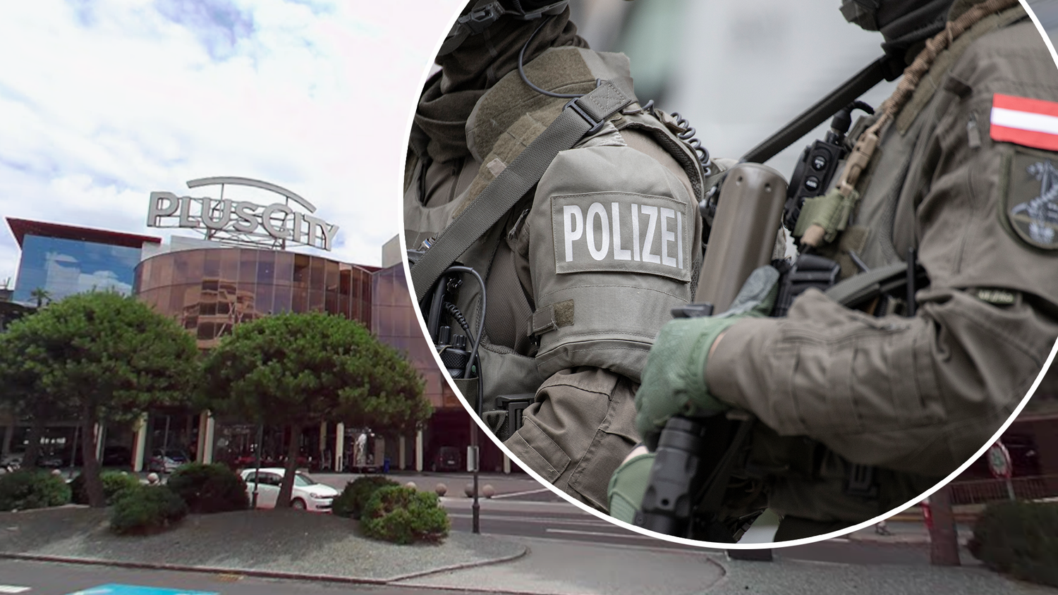 Heute.at - Jugendlicher spaziert mit Waffe durch die Plus City