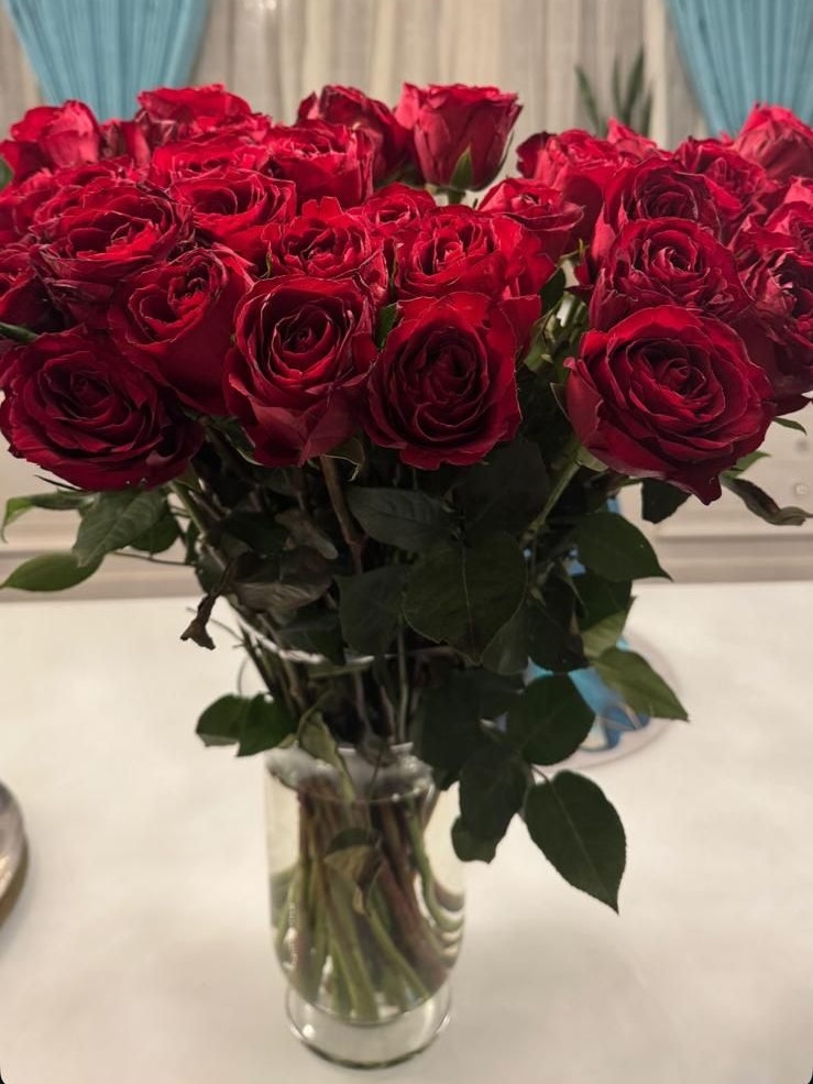 Rote Rosen für Simone Lugner