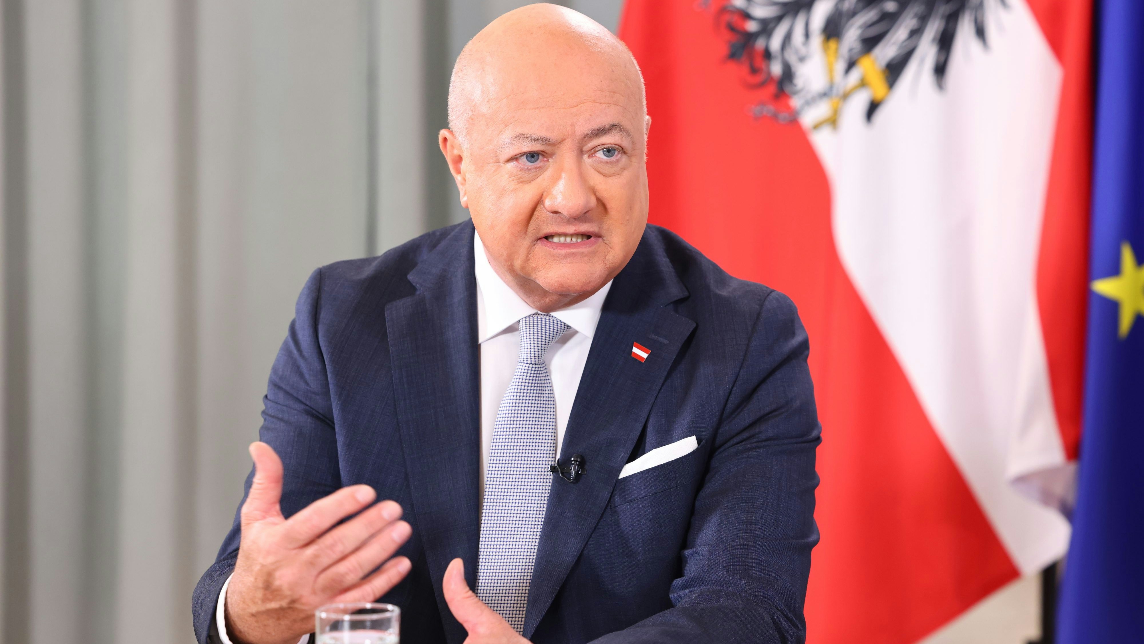 Bundeskanzler Christian Stocker (VP)