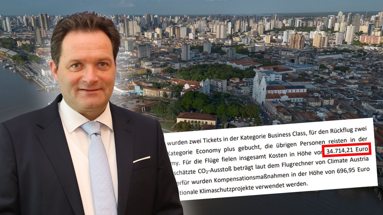 Heute.at - 35.000 € für Flüge – Wirbel um Klima-Trip von Minister