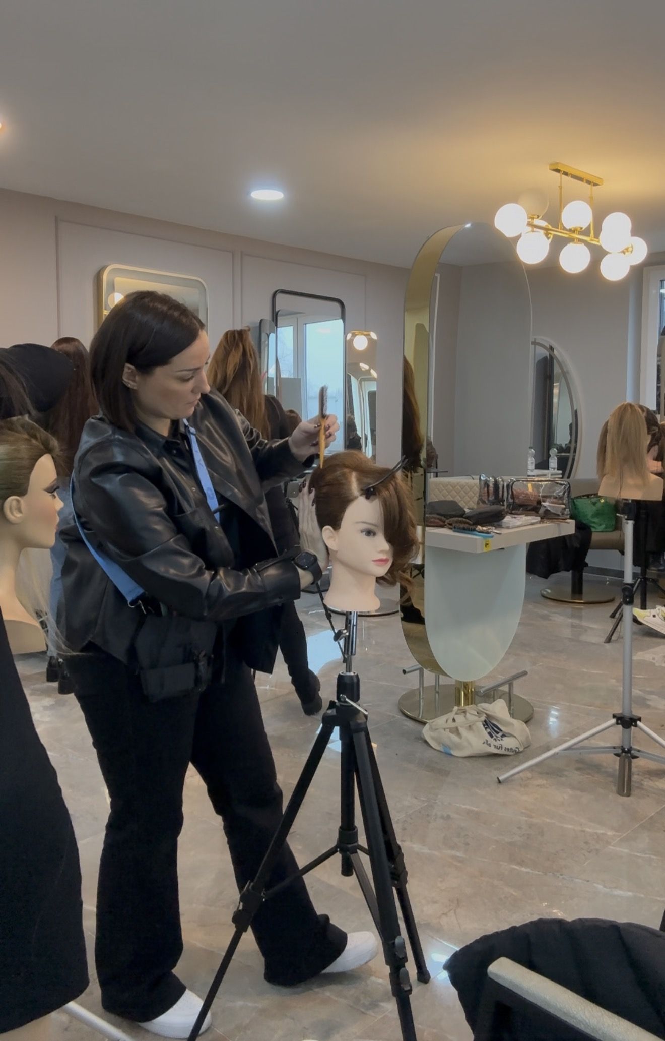 Katarina Nucic darf auf der New York Fashion Week die Models stylen.