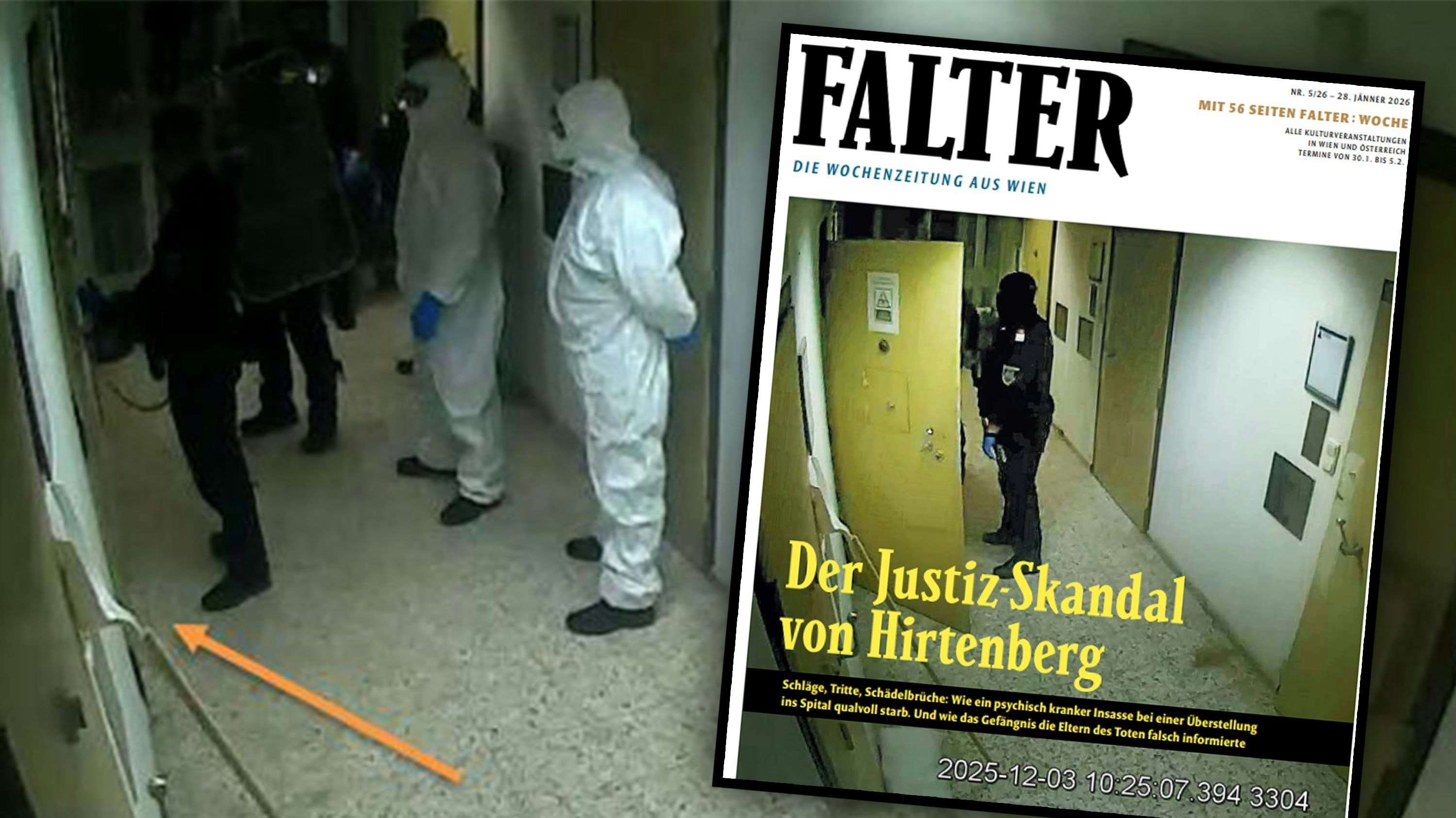 Die Wochenzeitung "Falter" berichtet in ihrer aktuellen Ausgabe.