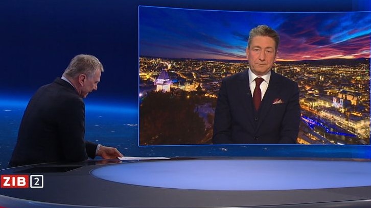 Rechtswissenschaftler und IT-Rechtsexperte Nikolaus Forgó von der Universität Wien in der ZIB2 am 28. Jänner 2026.