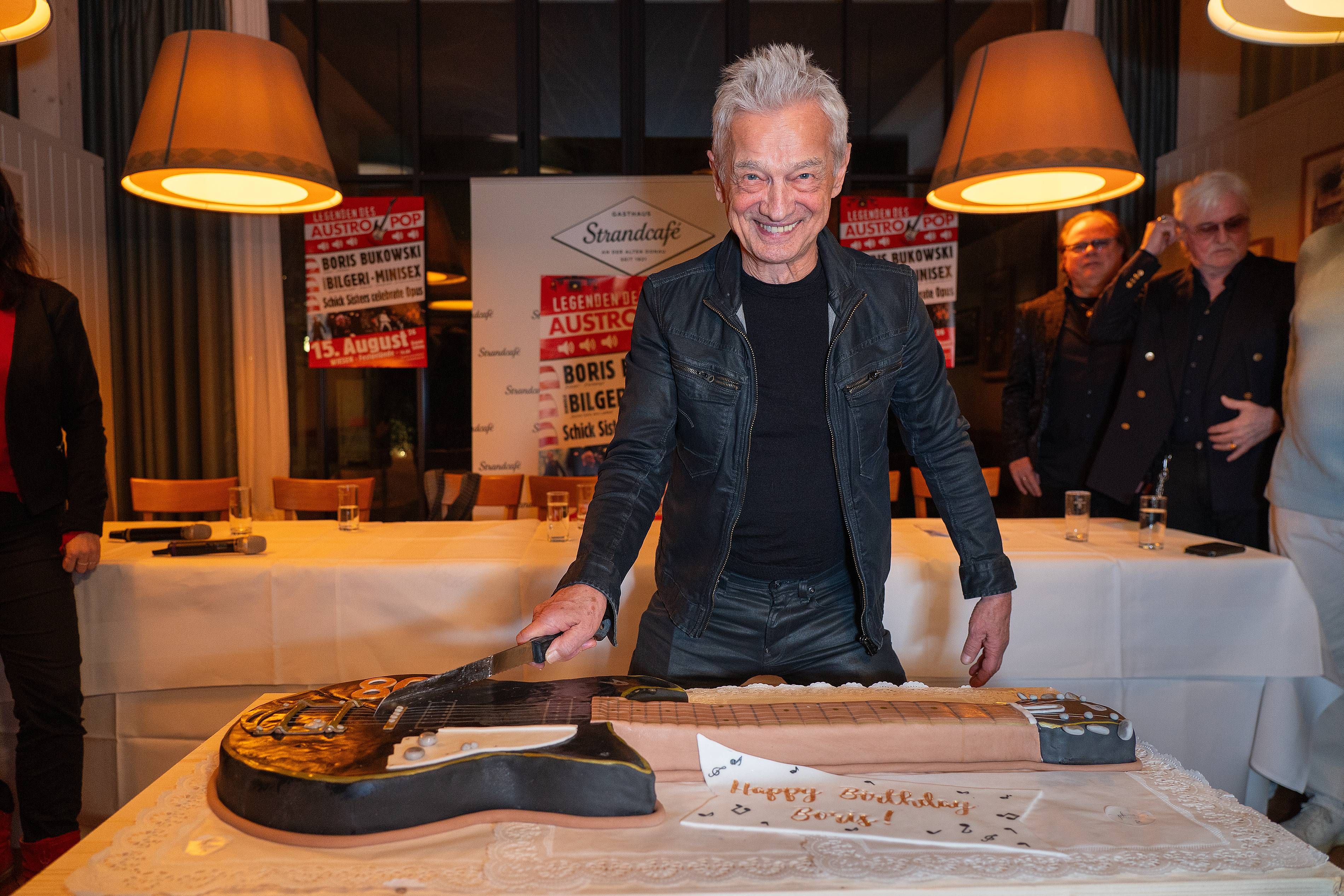 Boris Bukowski feierte seinen 80er im Strandcafé