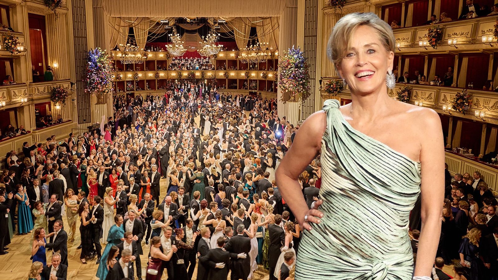 Sharon Stone ist Stargast am Wiener Opernball
