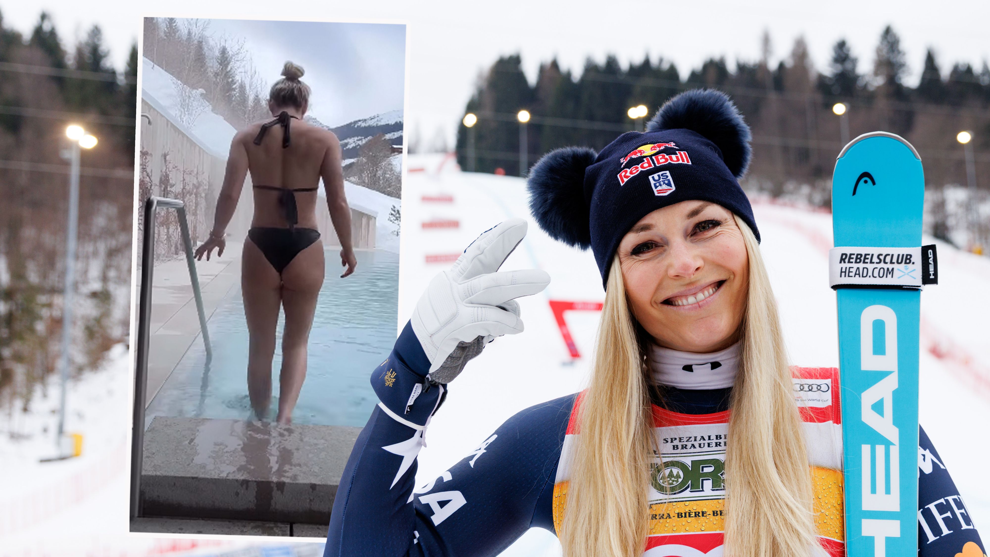 Heute.at - Vonn zeigt Bikini-Fotos aus österreichischem Hotel-Pool