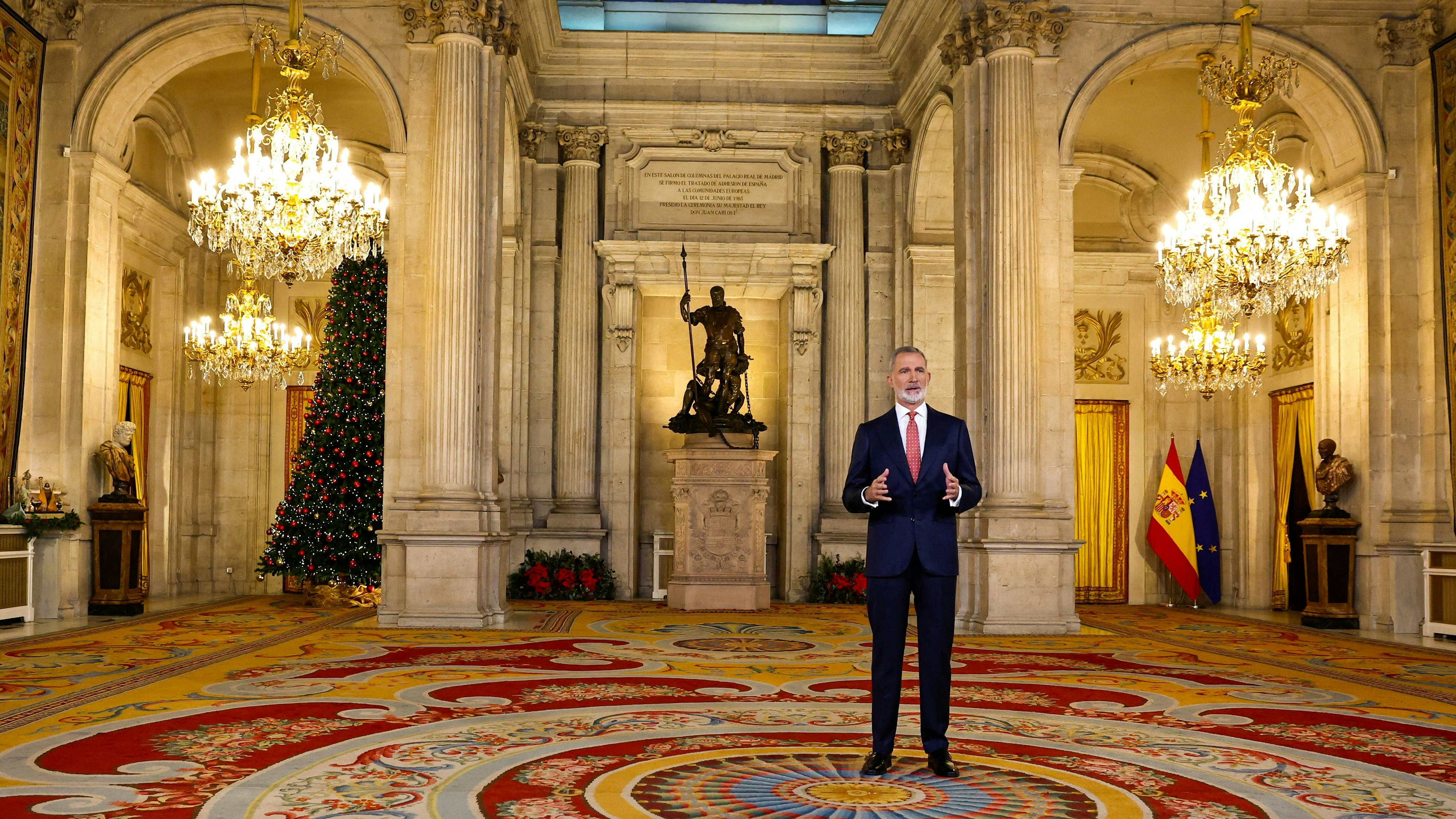 Spaniens König Felipe VI unterschreibt das Dekret, hat aber inhaltlich nichts zu sagen