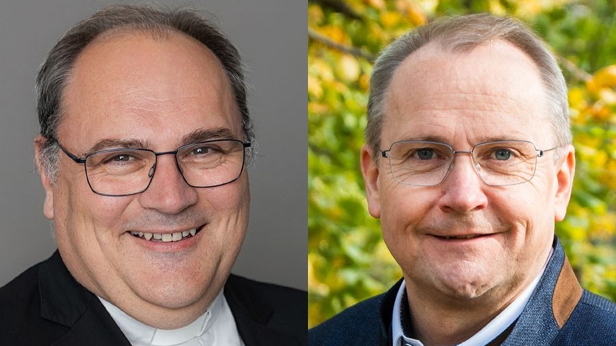 Andreas Kaiser (l.) wird neuer Generalvikar der Erzdiözese Wien, Richard Kager wird neuer Bischofsvikar.