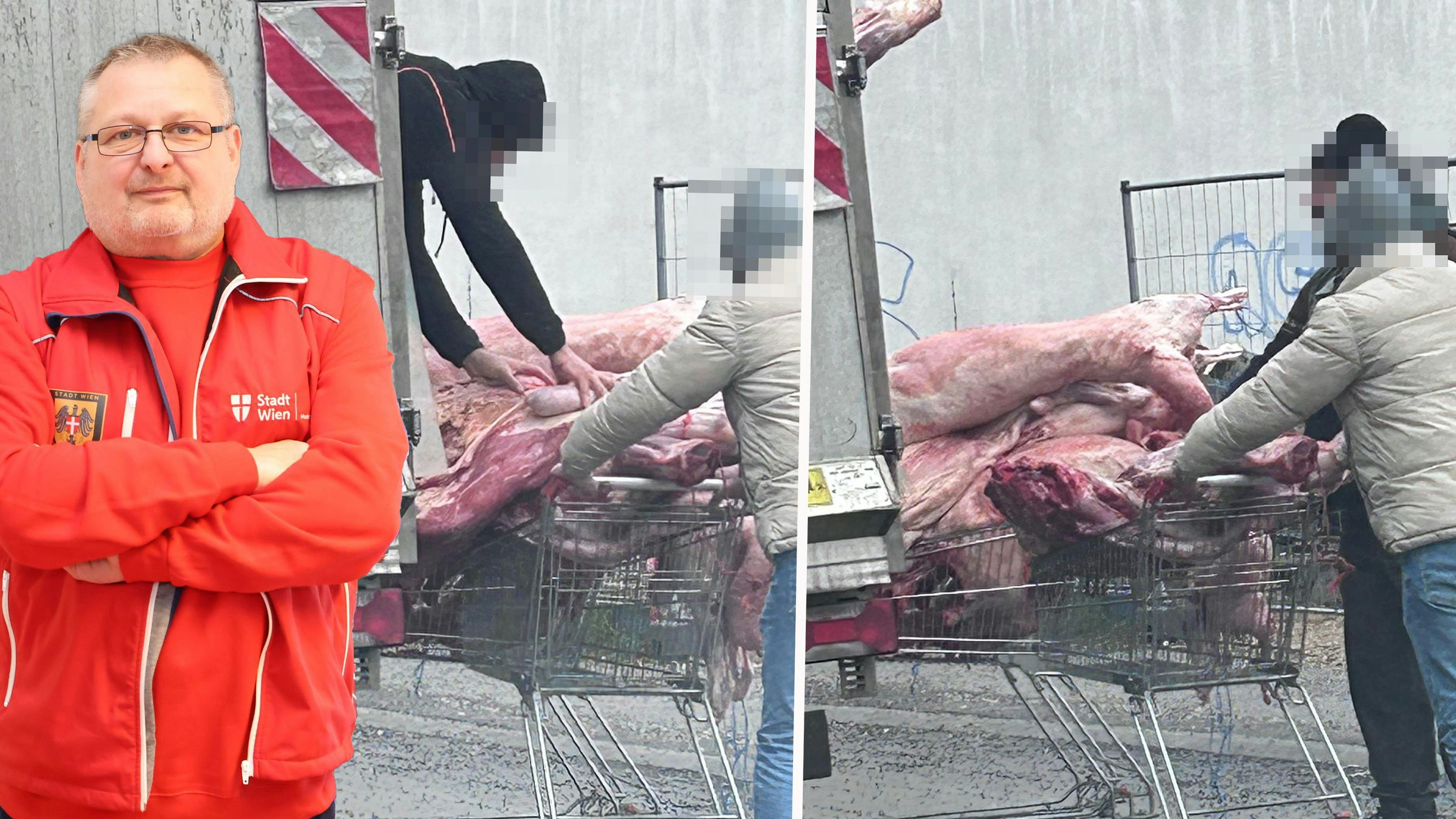 Das Marktamt (MA 59) rückte nach dem Fleisch-Aufreger zur Kontrolle aus.