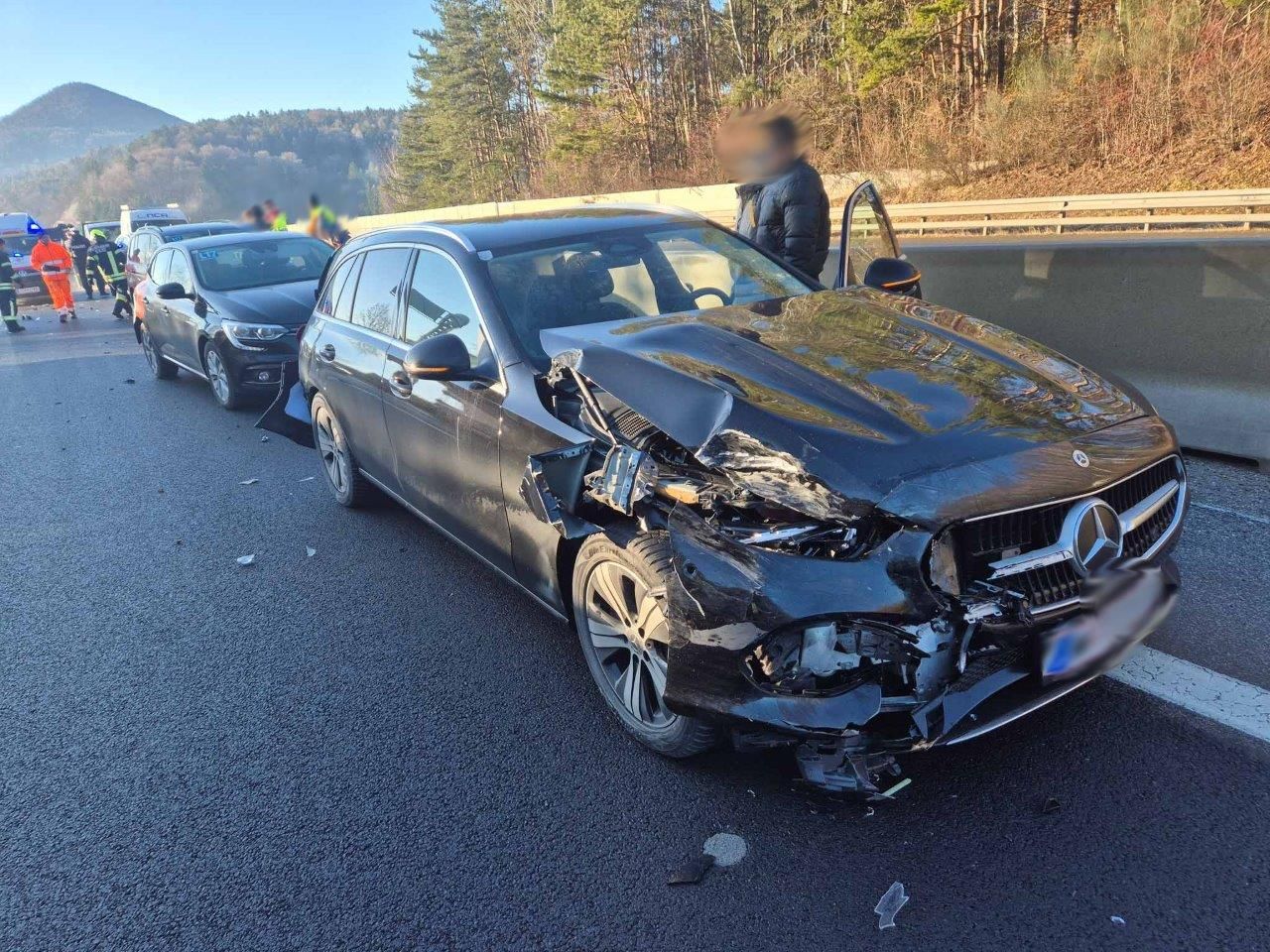 Auf der A2 in Richtung Wien kam es zu einem Verkehrsunfall.