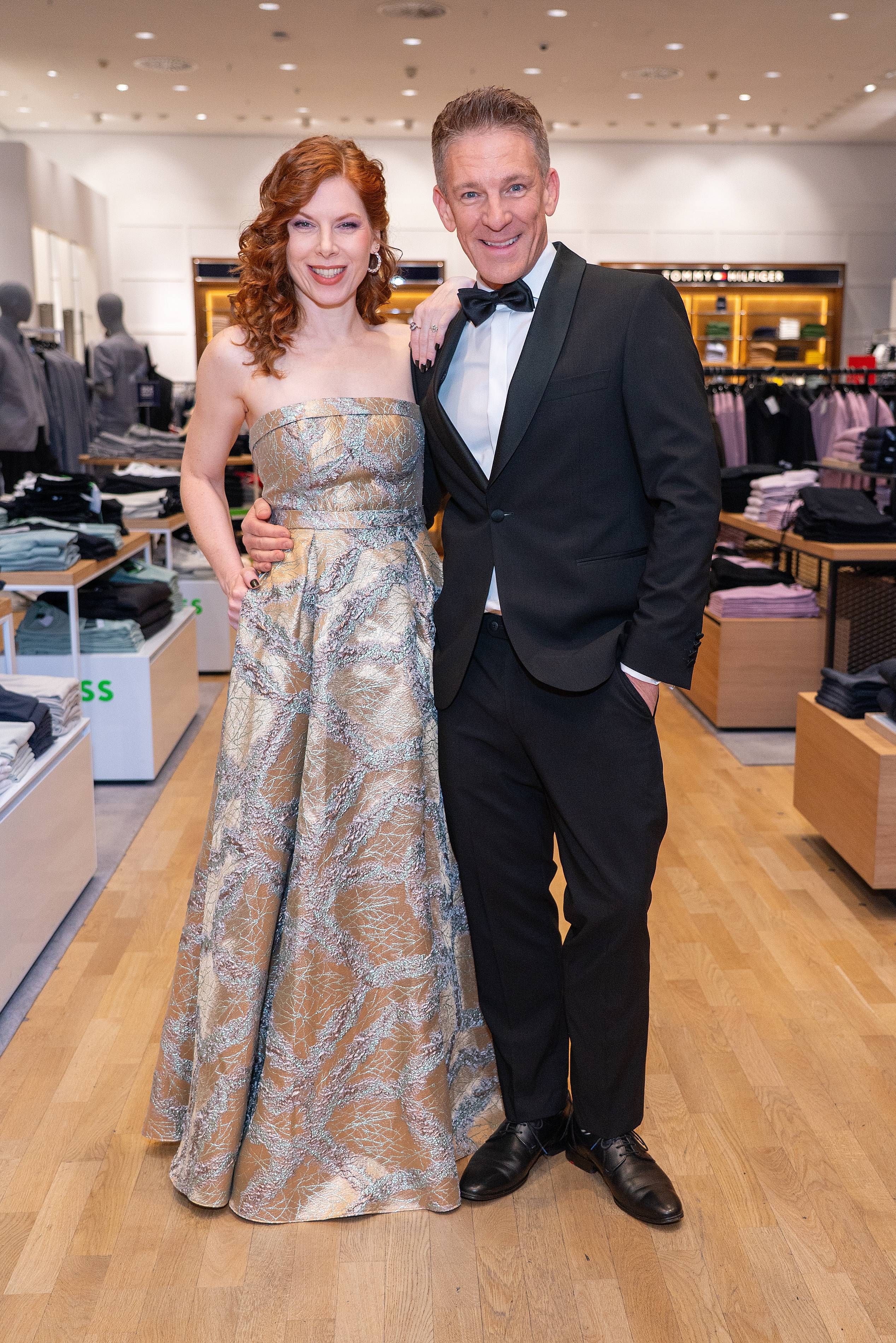 Teresa Vogl und Andi Knoll bei der Peek & Cloppenburg Fashion Night.