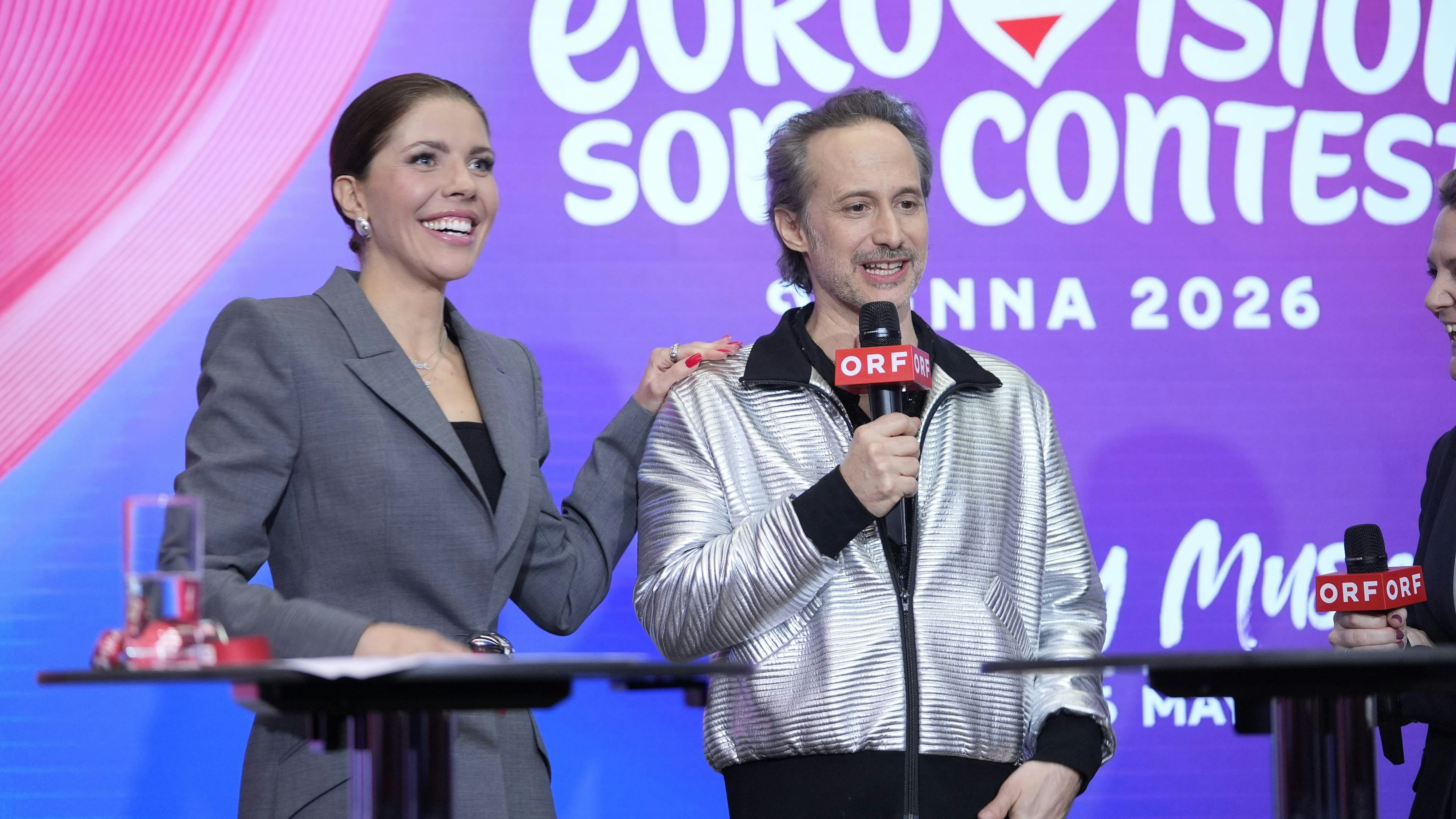 Pressekonferenz ESC - Das sind die Moderatoren