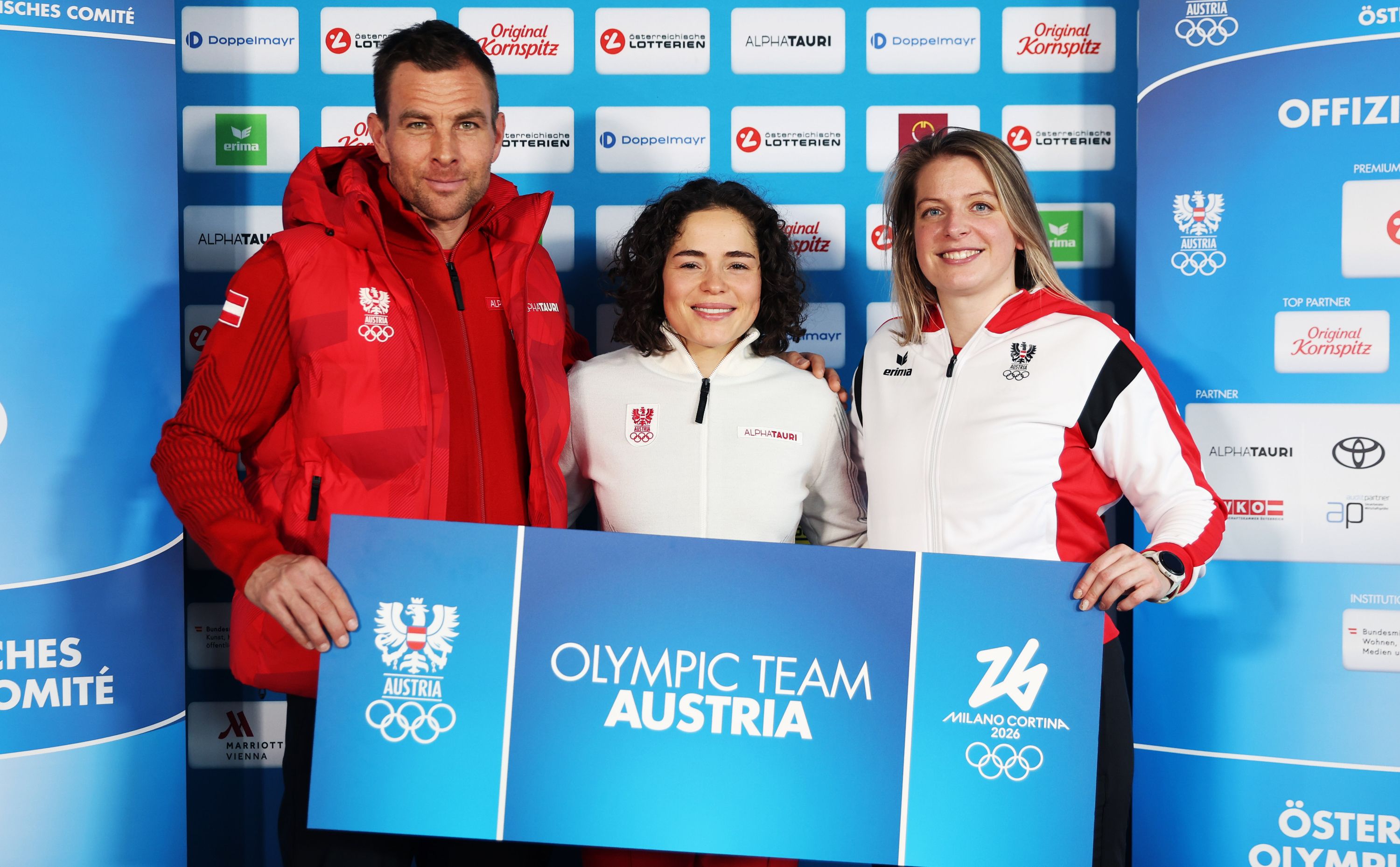 Benjamin Karl, Julia Scheib und Katrin Beierl.