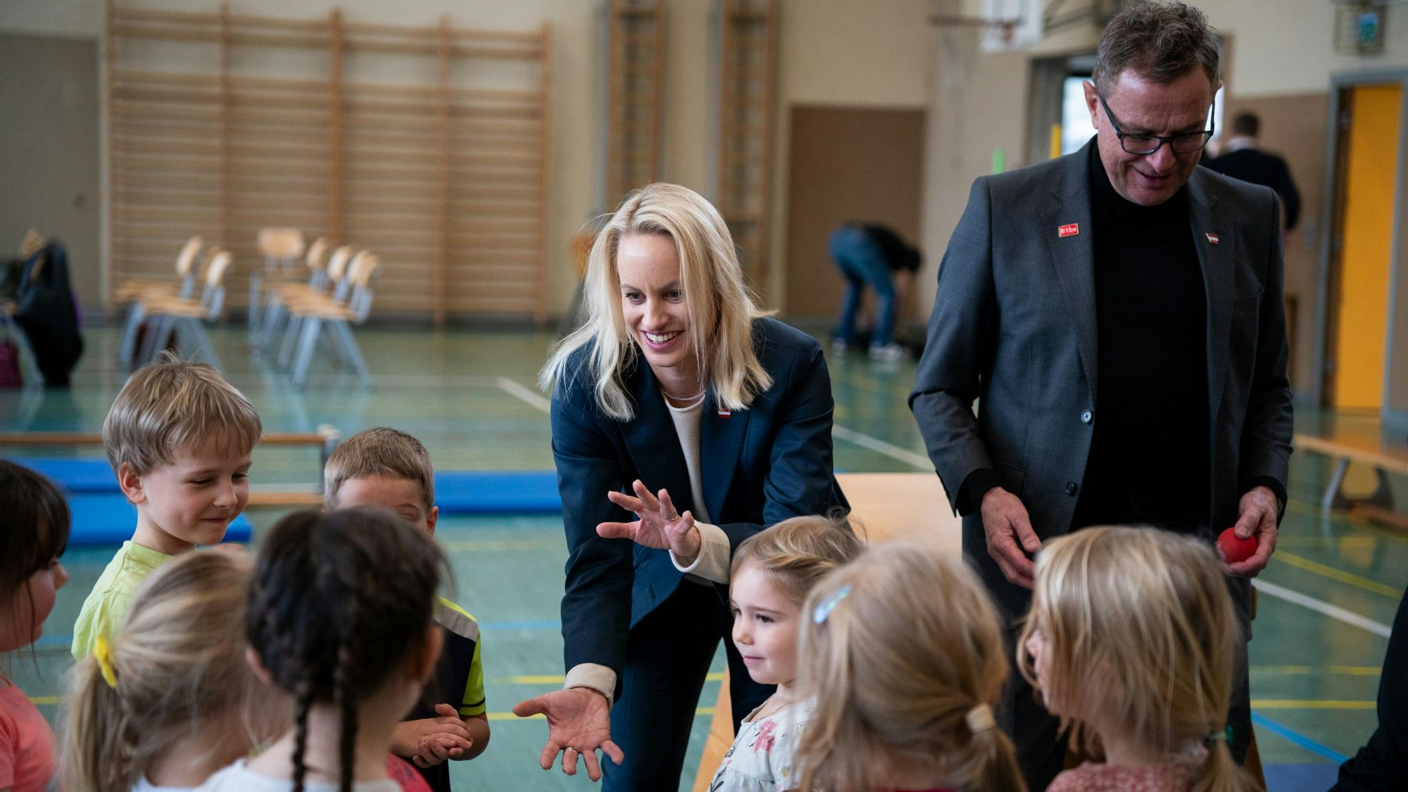 Tägliche Bewegungseinheit auch schon im Kindergarten.